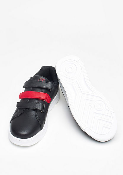 Kappa Boys' Low Ankle Sneakers with Hook and Loop Closure-Boy%27s Sports Shoes-image-1