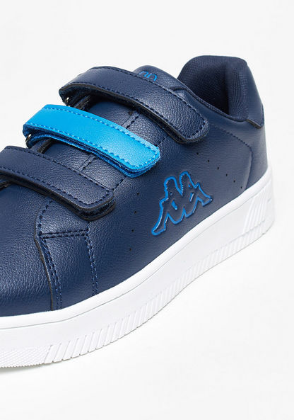 Kappa Boys' Low Ankle Sneakers with Hook and Loop Closure-Boy%27s Sports Shoes-image-3