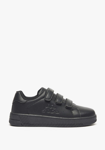 Kappa Boys' Perforated Sneakers with Hook and Loop Closure-Boy%27s School Shoes-image-0