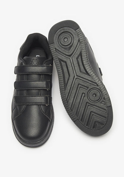 Kappa Boys' Perforated Sneakers with Hook and Loop Closure-Boy%27s School Shoes-image-1