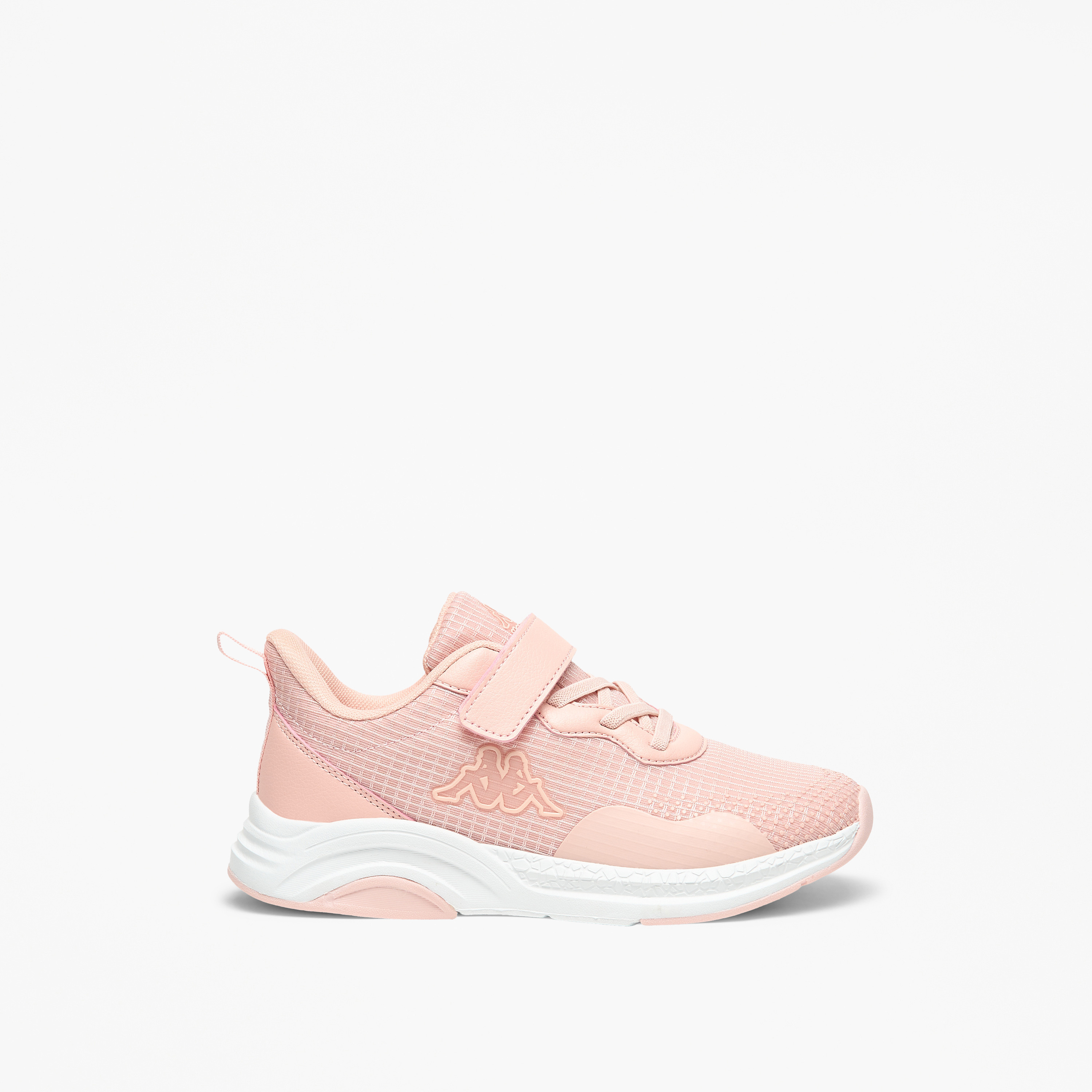 Kappa Girls' Mesh Textured Walking Shoes with Hook and Loop Closure-girls-shoes-sneakers-image-8