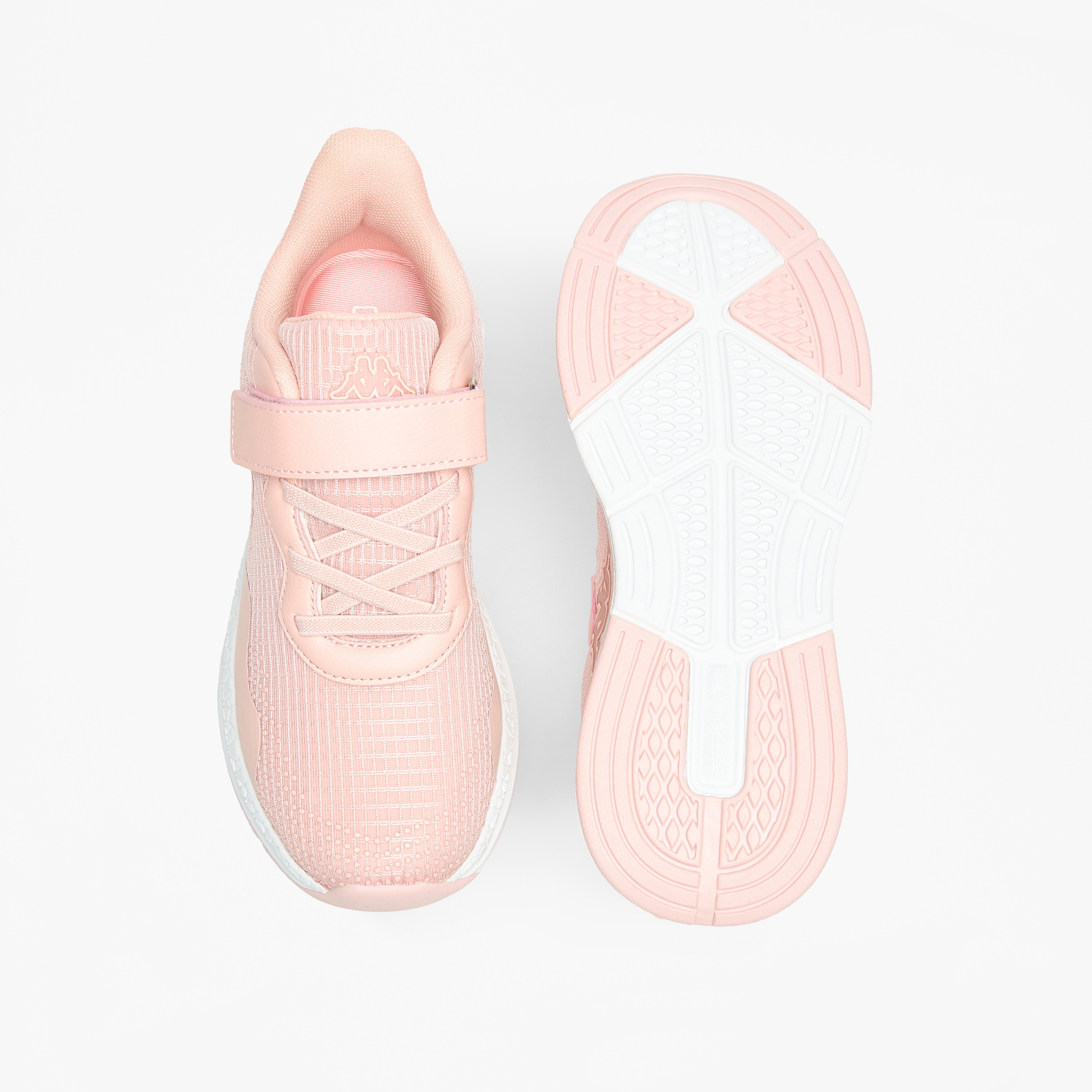 Kappa Girls' Mesh Textured Walking Shoes with Hook and Loop Closure-girls-shoes-sneakers-image-9