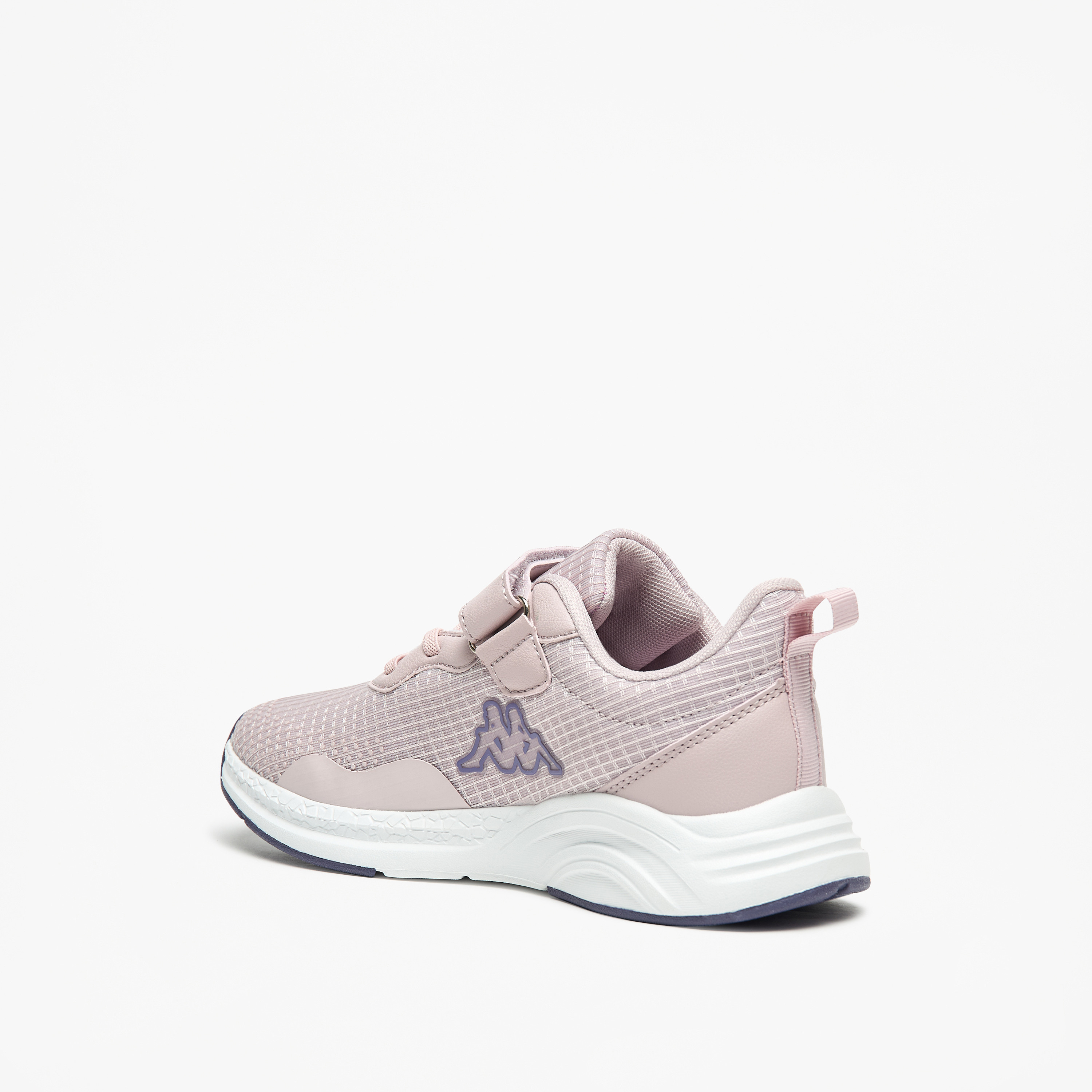 Kappa Girls' Mesh Textured Walking Shoes with Hook and Loop Closure-girls-shoes-sneakers-image-2