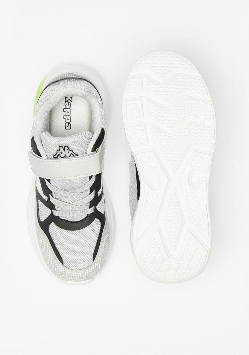 Kappa Kids' Textured Hook and Loop Closure Sports Shoes -Boy%27s Sneakers-image-3