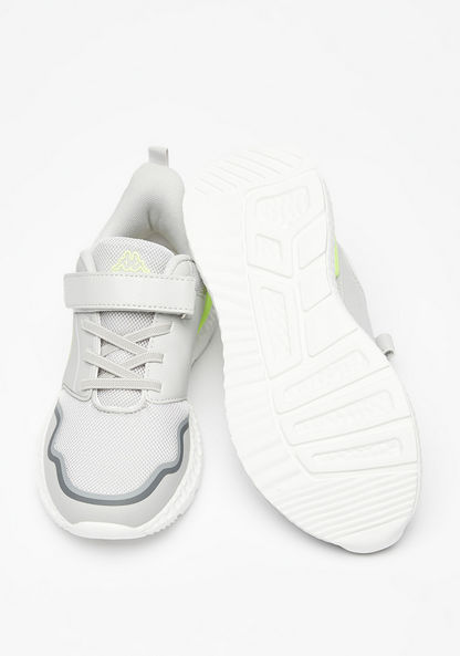 Kappa Boys' Logo Print Low-Ankle Sneakers with Hook and Loop Closure-Boy%27s Sneakers-image-2