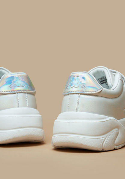 Kappa Girls' Low-Ankle Sneakers with Hook and Loop Closure-Girl%27s Sneakers-image-3