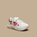 Kappa Girls' Heart Detail Sneakers with Hook and Loop Closure-Girl%27s Sneakers-thumbnailMobile-0