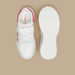 Kappa Girls' Heart Detail Sneakers with Hook and Loop Closure-Girl%27s Sneakers-thumbnailMobile-3