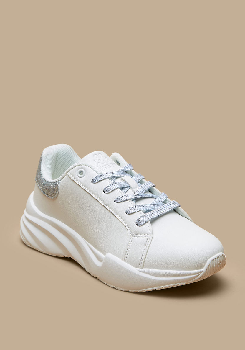 Kappa Women's Chunky Sneakers with Lace-Up Closure-Women%27s Sneakers-image-0