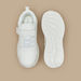 Kappa Kids' Logo Embossed Hook and Loop Closure Sports Shoes with Memory Foam-Girl%27s School Shoes-thumbnail-3