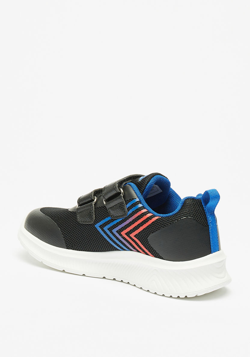 Dash Textured Walking Shoes with Hook and Loop Closure-Boy%27s Sports Shoes-image-1