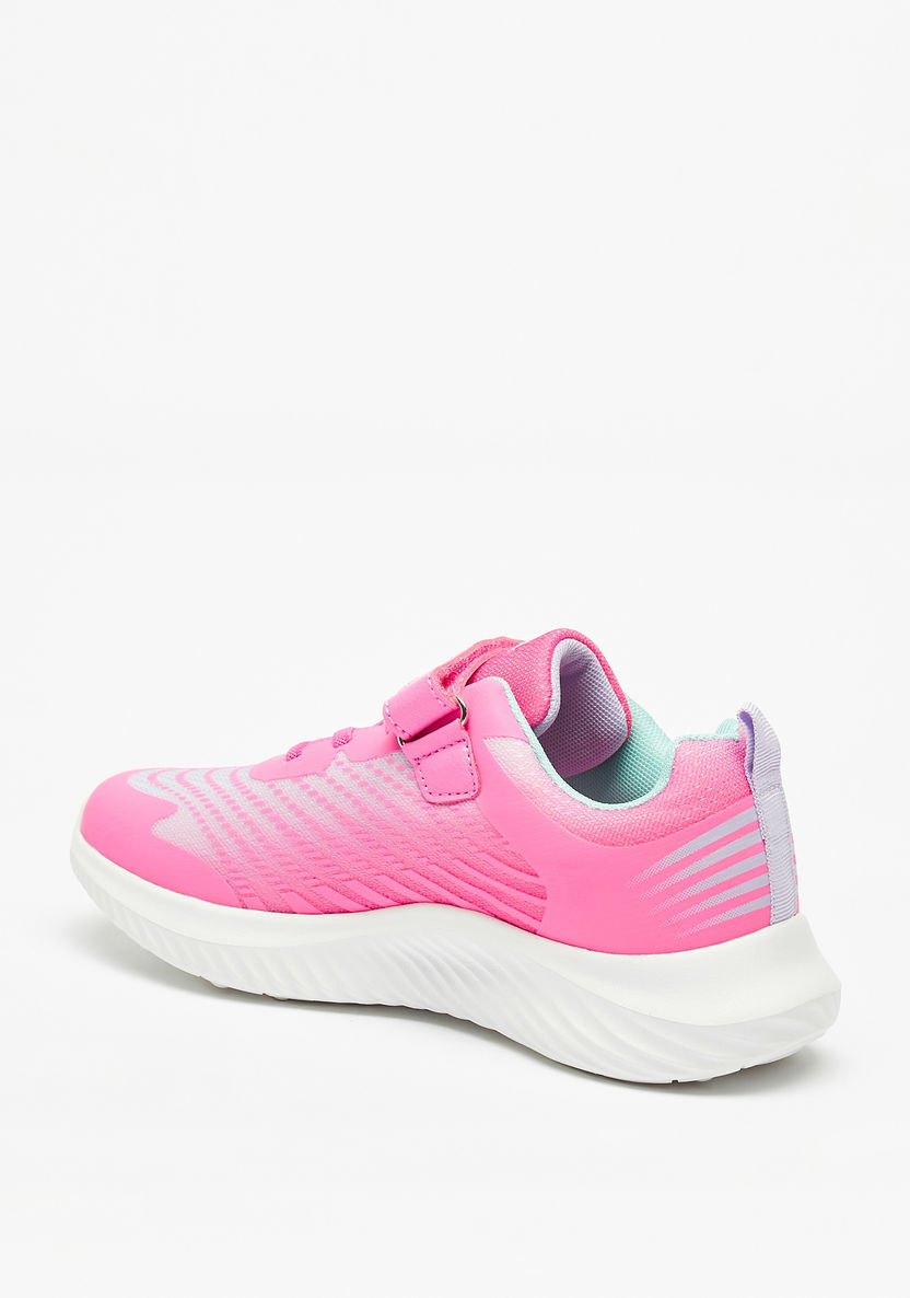 Dash Kids' Textured Hook and Loop Closure Sports Shoes -Girl%27s Sports Shoes-image-1