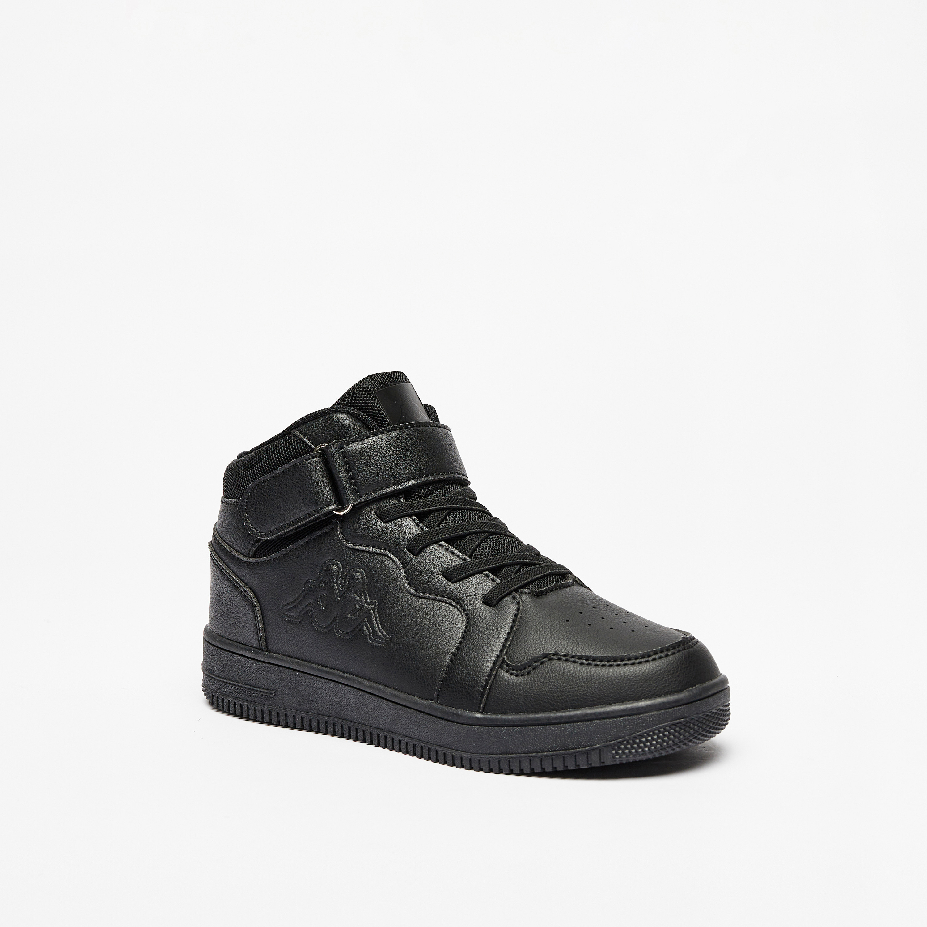 حذاء سنيكرز بشريط إغلاق لاصق ورقبة عالية للأطفال من كابا-girls-shoes-sneakers-image-1