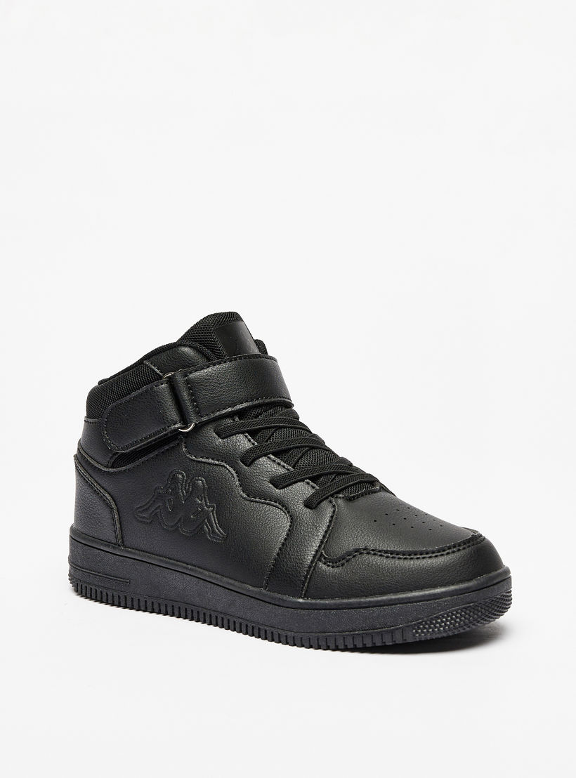 حذاء سنيكرز بشريط إغلاق لاصق ورقبة عالية للأطفال من كابا-girls-shoes-sneakers-image-1