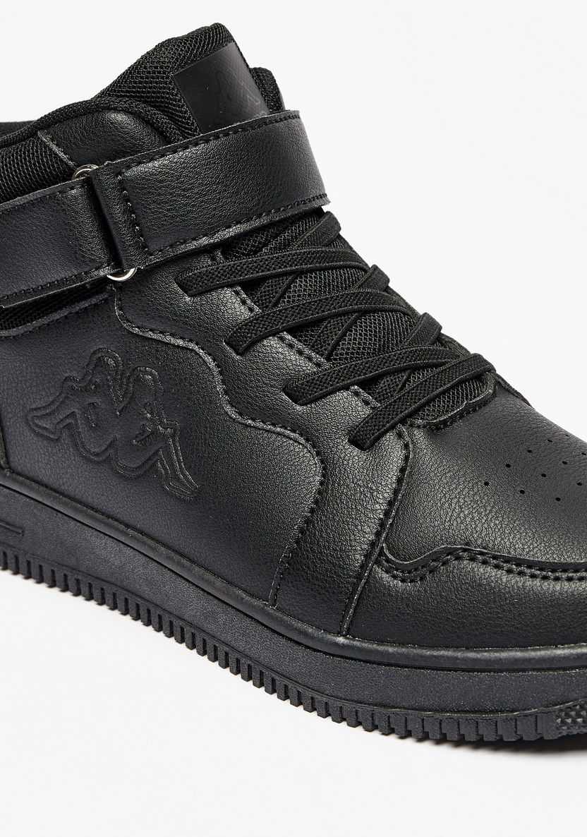Kappa Boys' High Top Lace-Up Sneakers-Boy%27s School Shoes-image-4