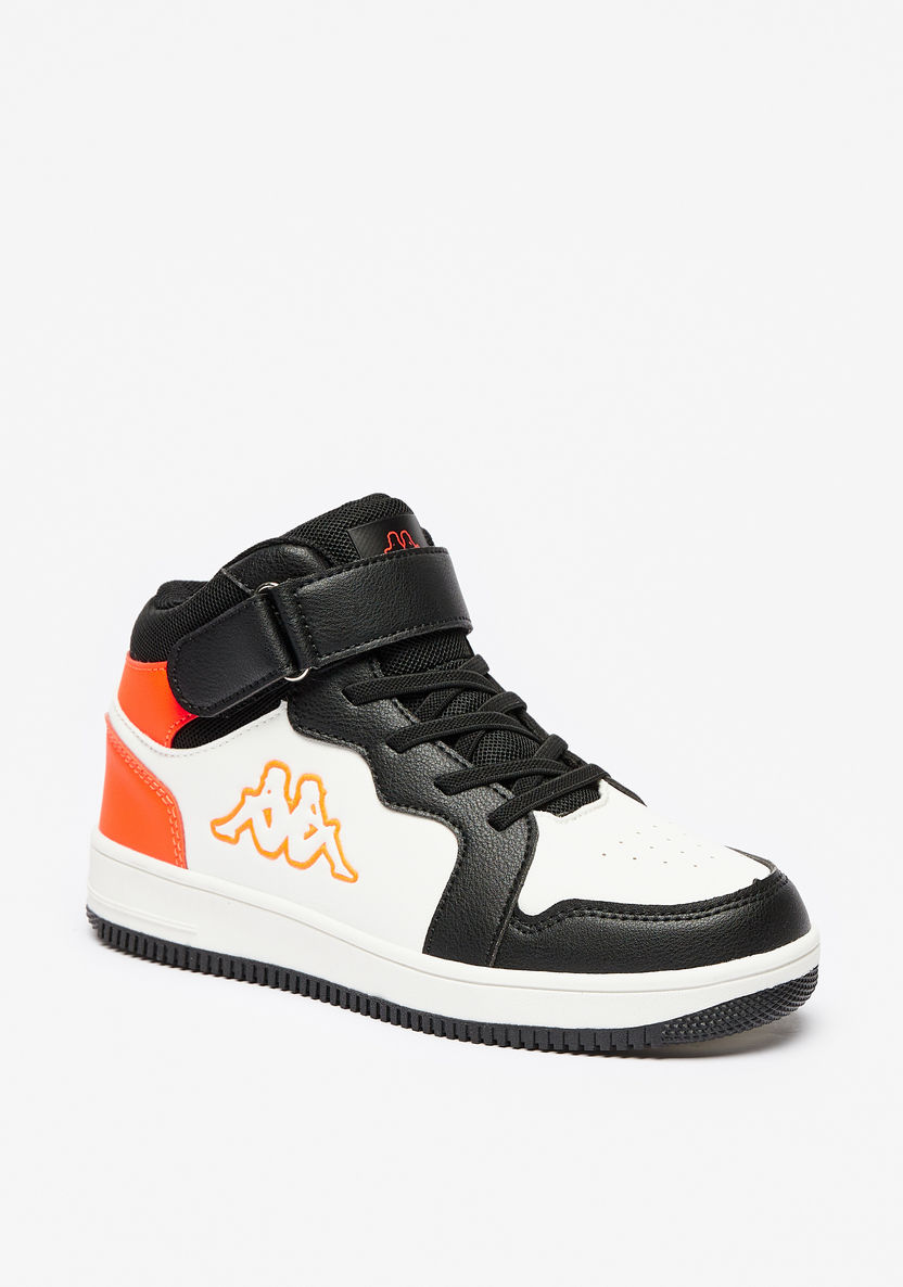 Kappa Boys' High Top Lace-Up Sneakers-Boy%27s School Shoes-image-0