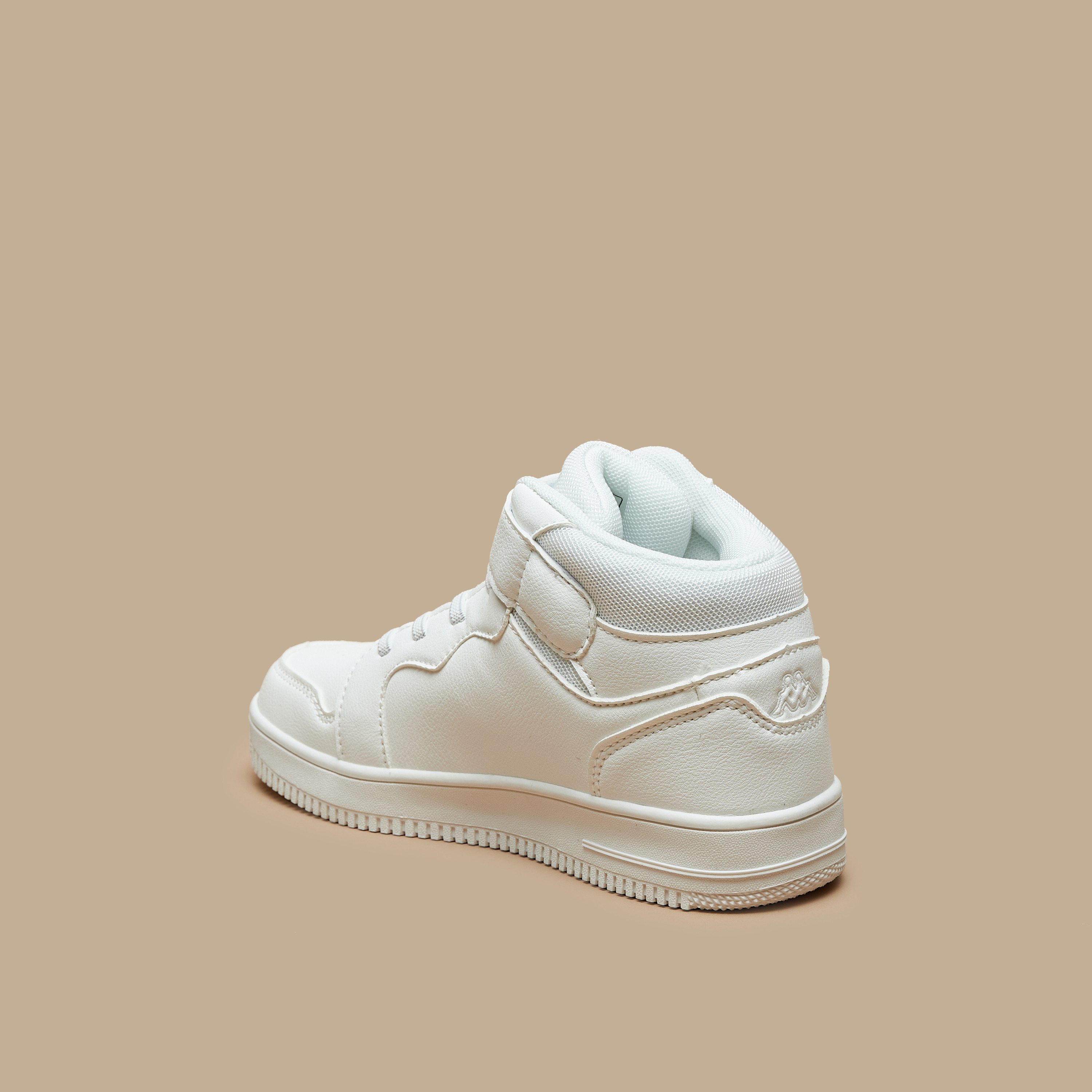 حذاء سنيكرز بشريط إغلاق لاصق ورقبة عالية للأطفال من كابا-girls-shoes-sneakers-image-2