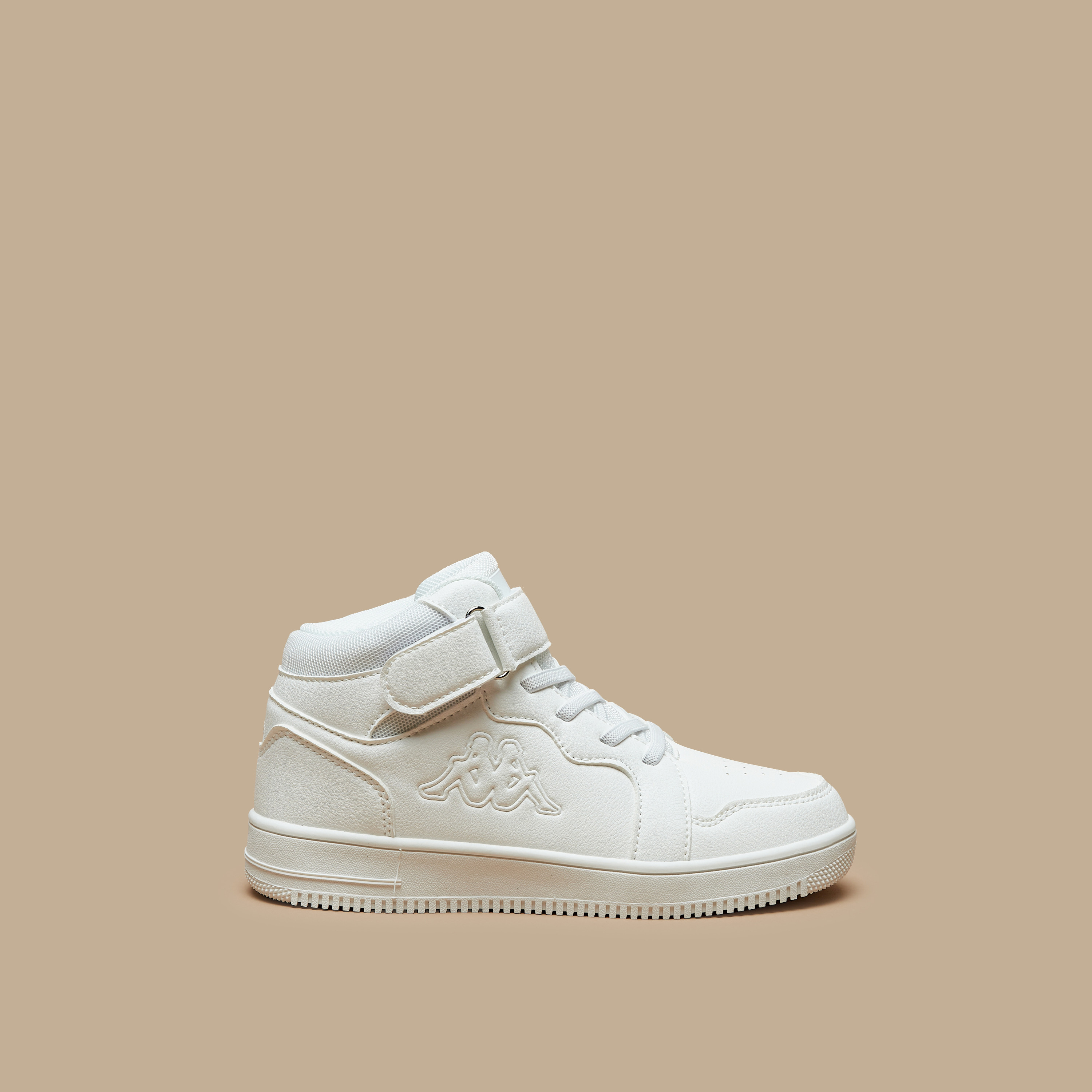 حذاء سنيكرز بشريط إغلاق لاصق ورقبة عالية للأطفال من كابا-girls-shoes-sneakers-image-3