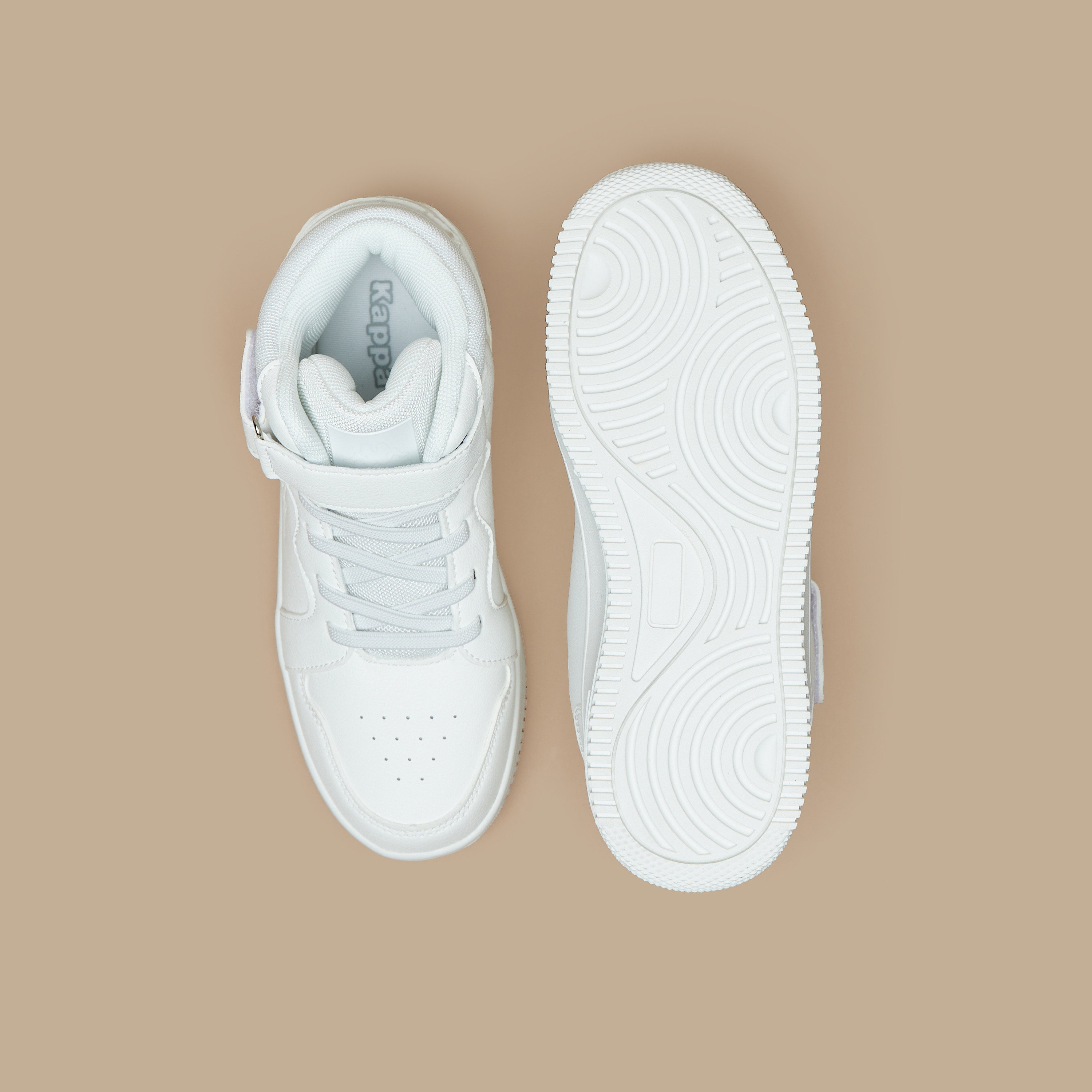 حذاء سنيكرز بشريط إغلاق لاصق ورقبة عالية للأطفال من كابا-girls-shoes-sneakers-image-4