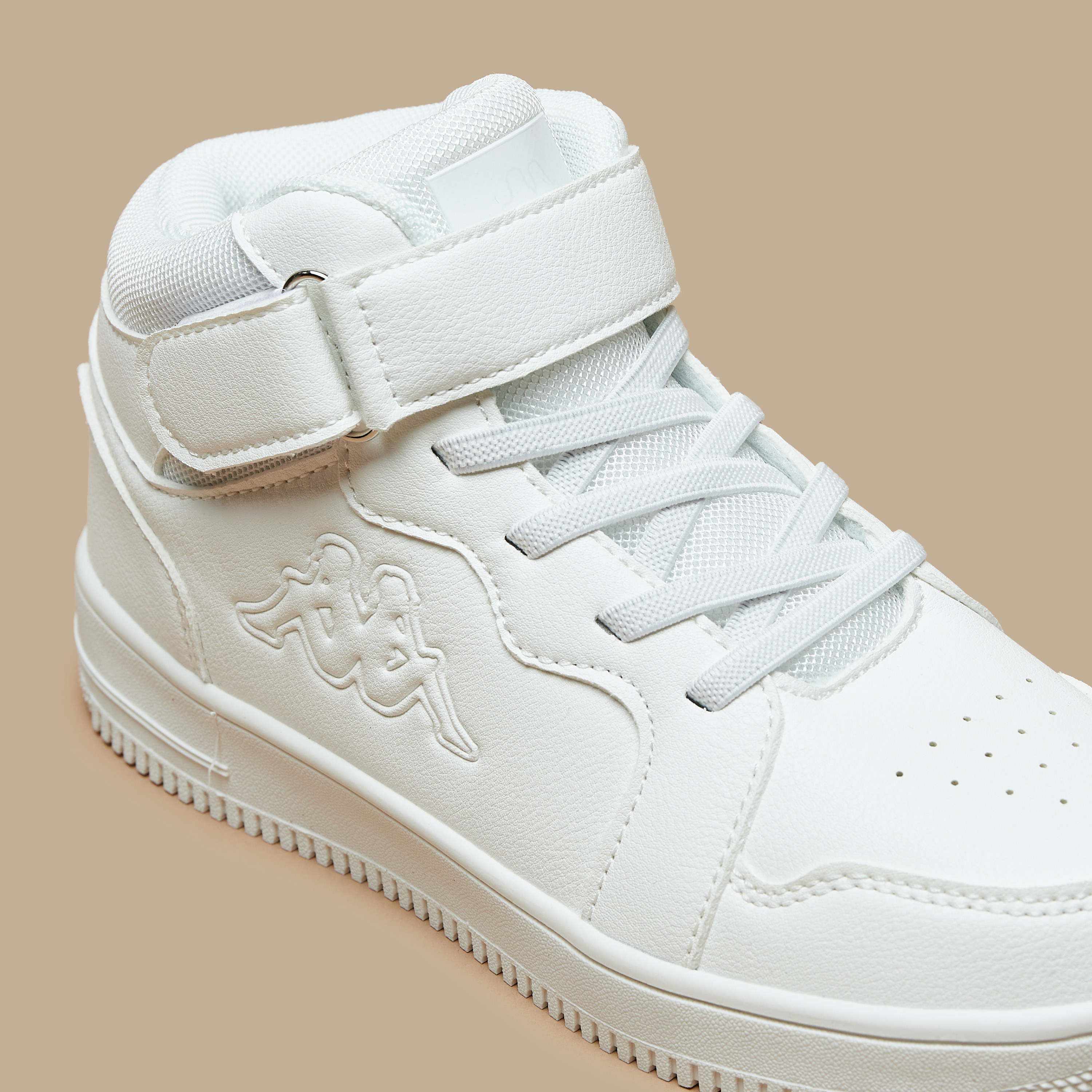 حذاء سنيكرز بشريط إغلاق لاصق ورقبة عالية للأطفال من كابا-girls-shoes-sneakers-image-5