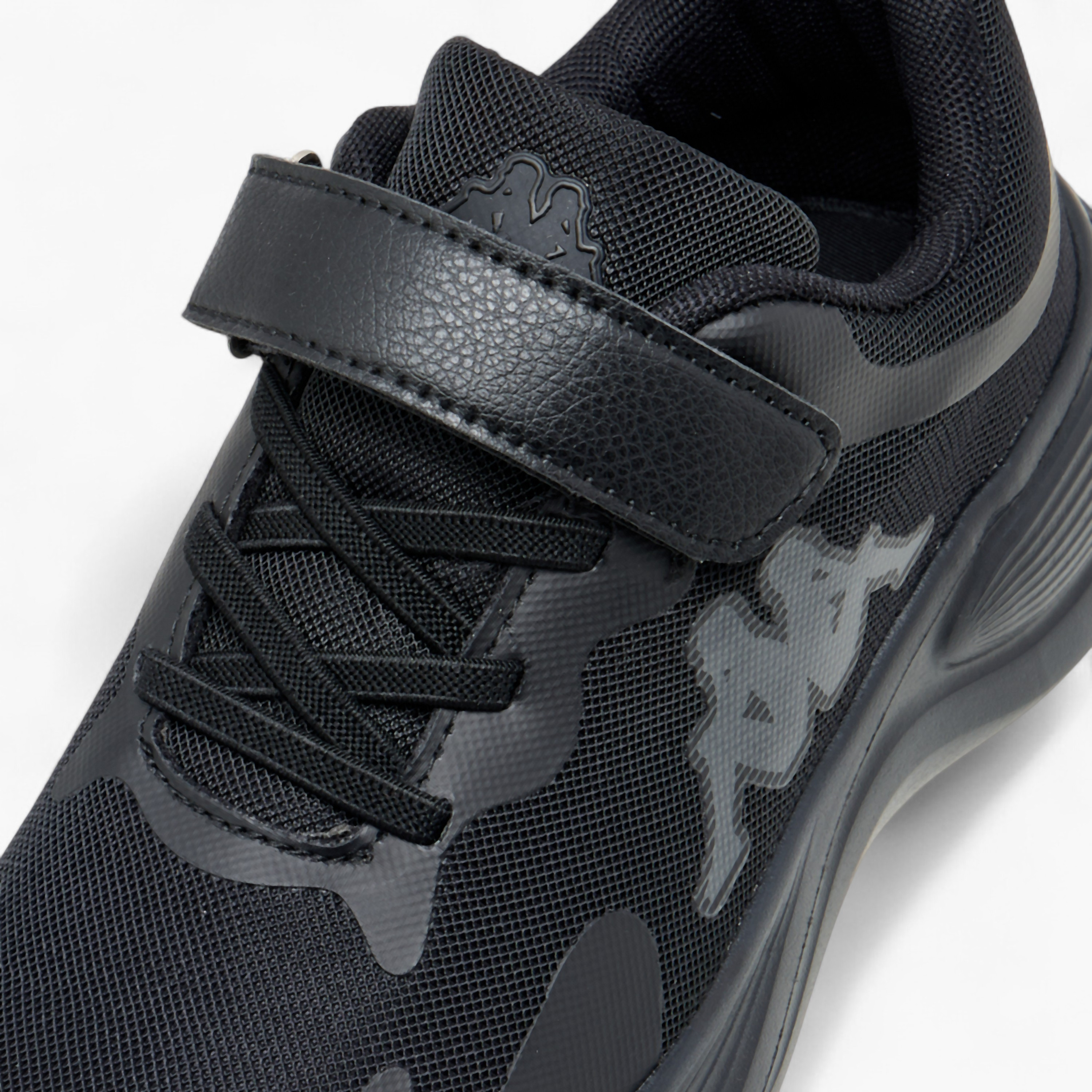 Kappa Girls' Logo Detail Sports Shoes with Hook and Loop Closure-girls-shoes-sneakers-image-4