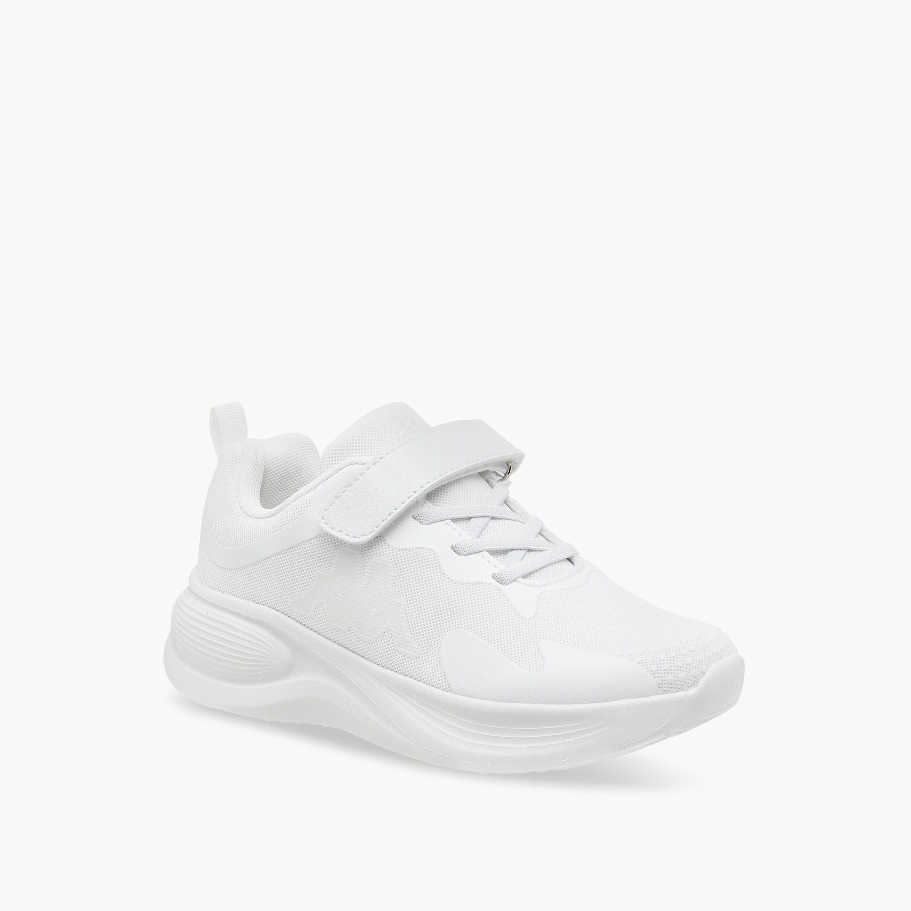 حذاء رياضي بشريط إغلاق لاصق وتفاصيل شعار للبنات من كابا-girls-shoes-sneakers-image-2