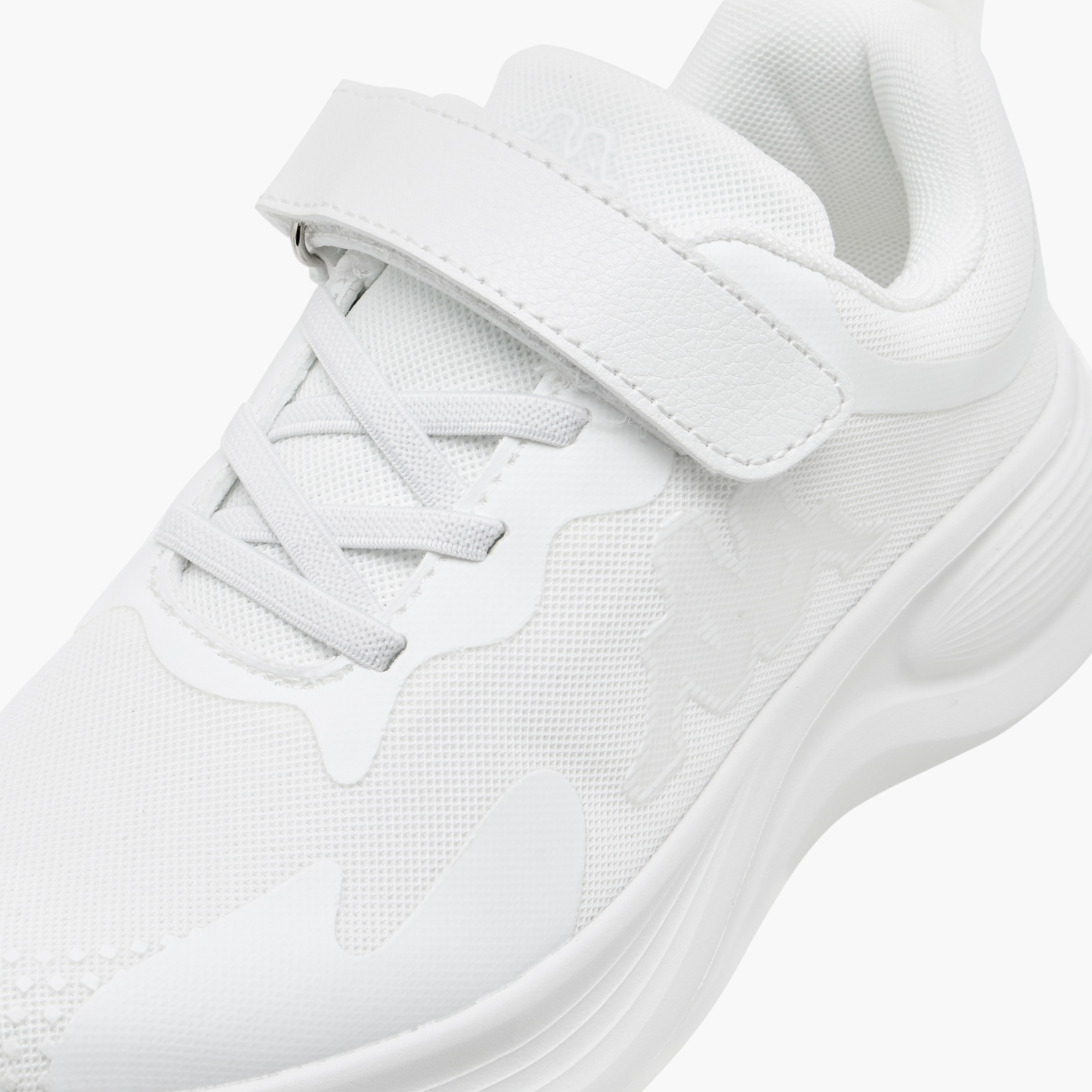 حذاء رياضي بشريط إغلاق لاصق وتفاصيل شعار للبنات من كابا-girls-shoes-sneakers-image-4