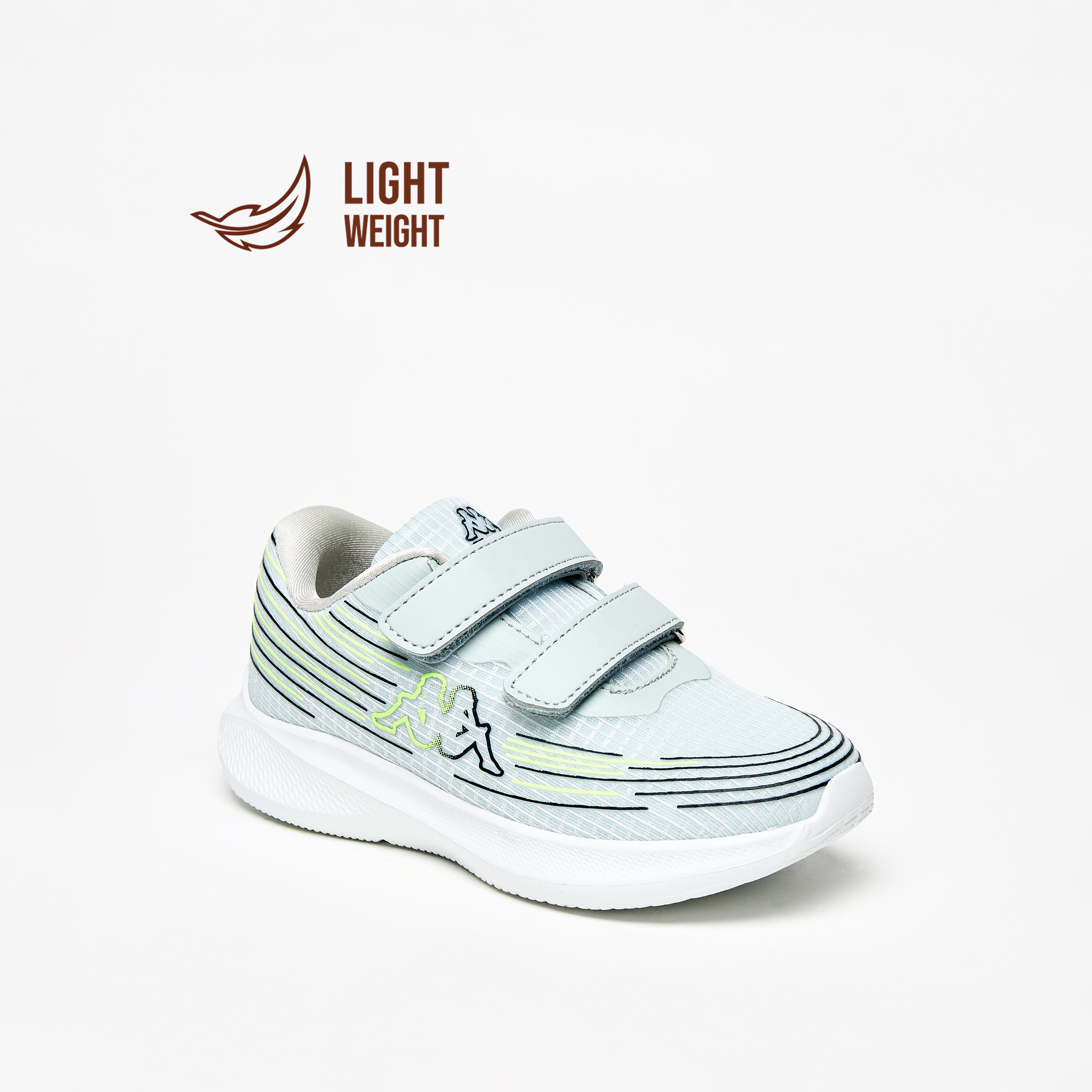 حذاء رياضي بشريط إغلاق لاصق وتفاصيل شعار للأولاد من كابا-sports-boys-shoes-image-6