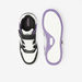 Kappa Boys' Colourblock Sneakers with Hook and Loop Closure-Boy%27s Sneakers-thumbnailMobile-4