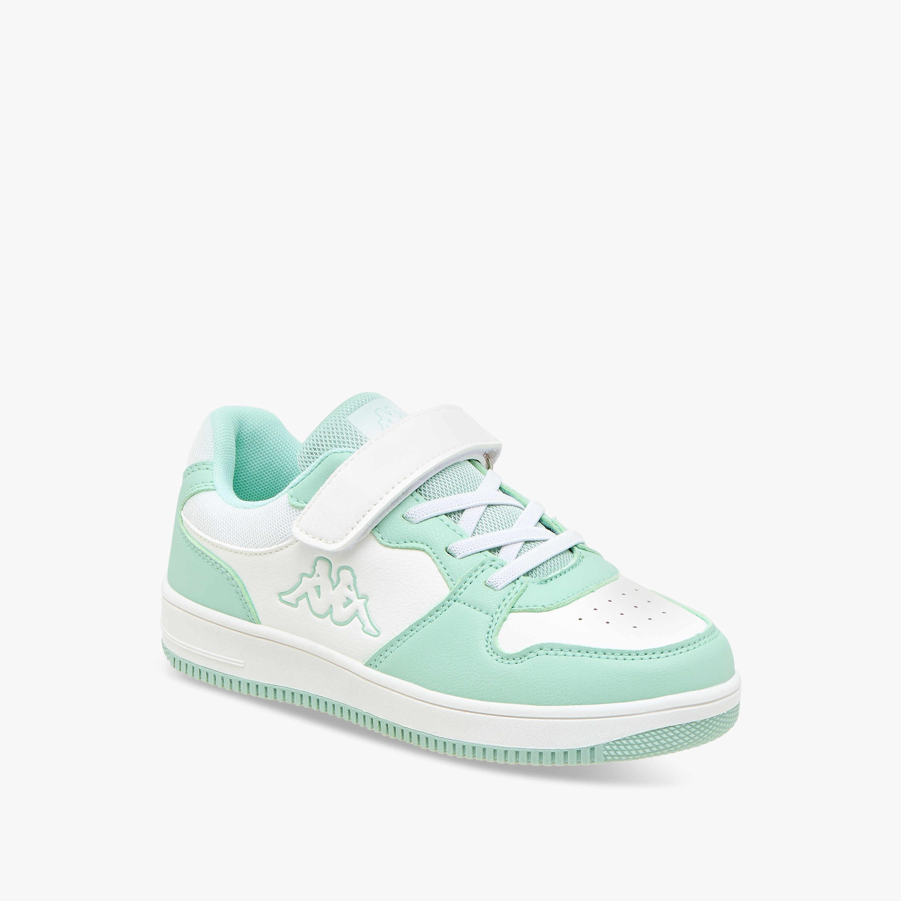 Kappa Girls' Logo Detail Sneakers with Hook and Loop Closure-girls-shoes-sneakers-image-2