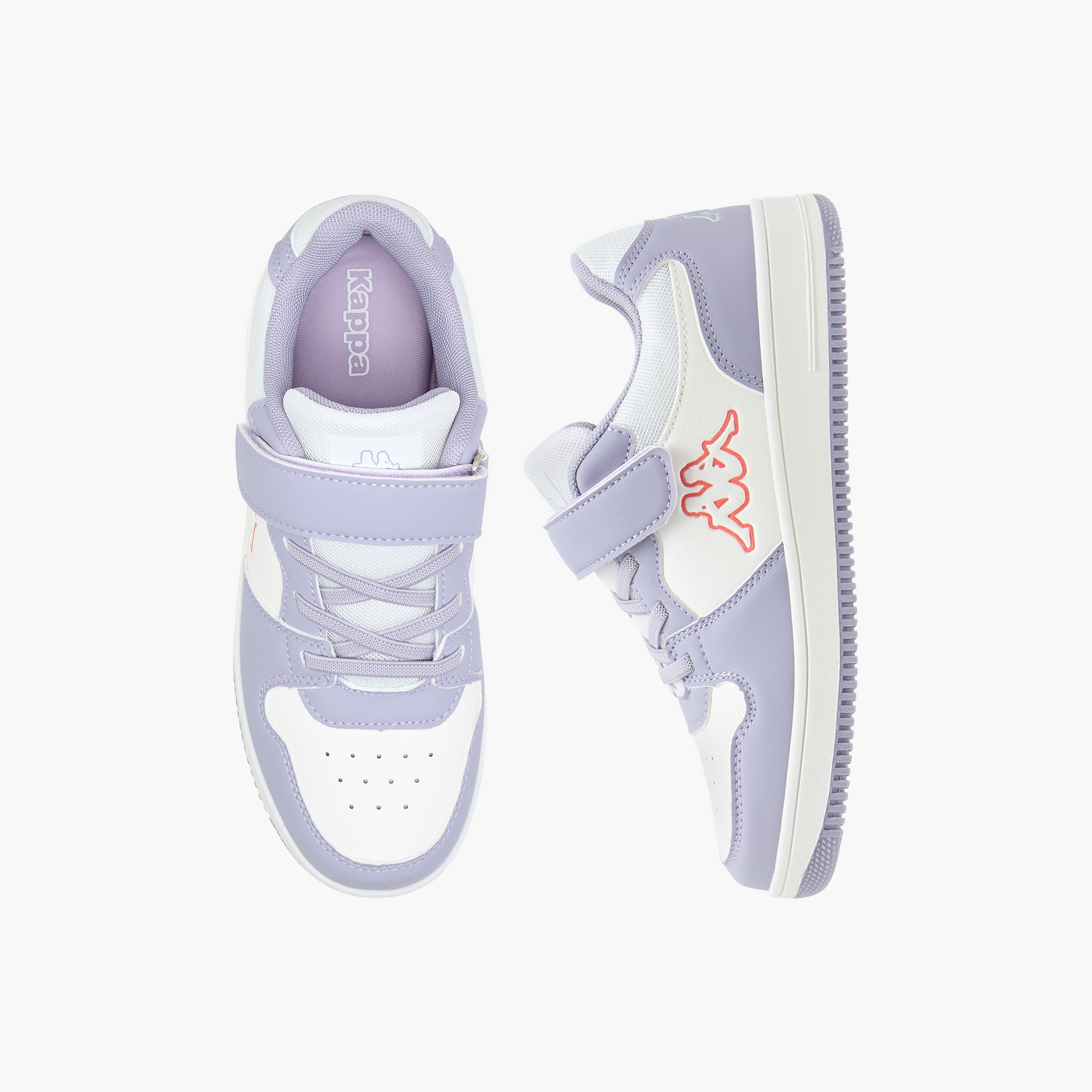 حذاء سنيكرز بكاحل منخفض وألواح وشريط إغلاق للبنات من كابا-girls-shoes-sneakers-image-1