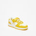 Kappa Girls' Panelled Low-Ankle Sneakers with Hook and Loop Closure-Girl%27s Sneakers-thumbnailMobile-0