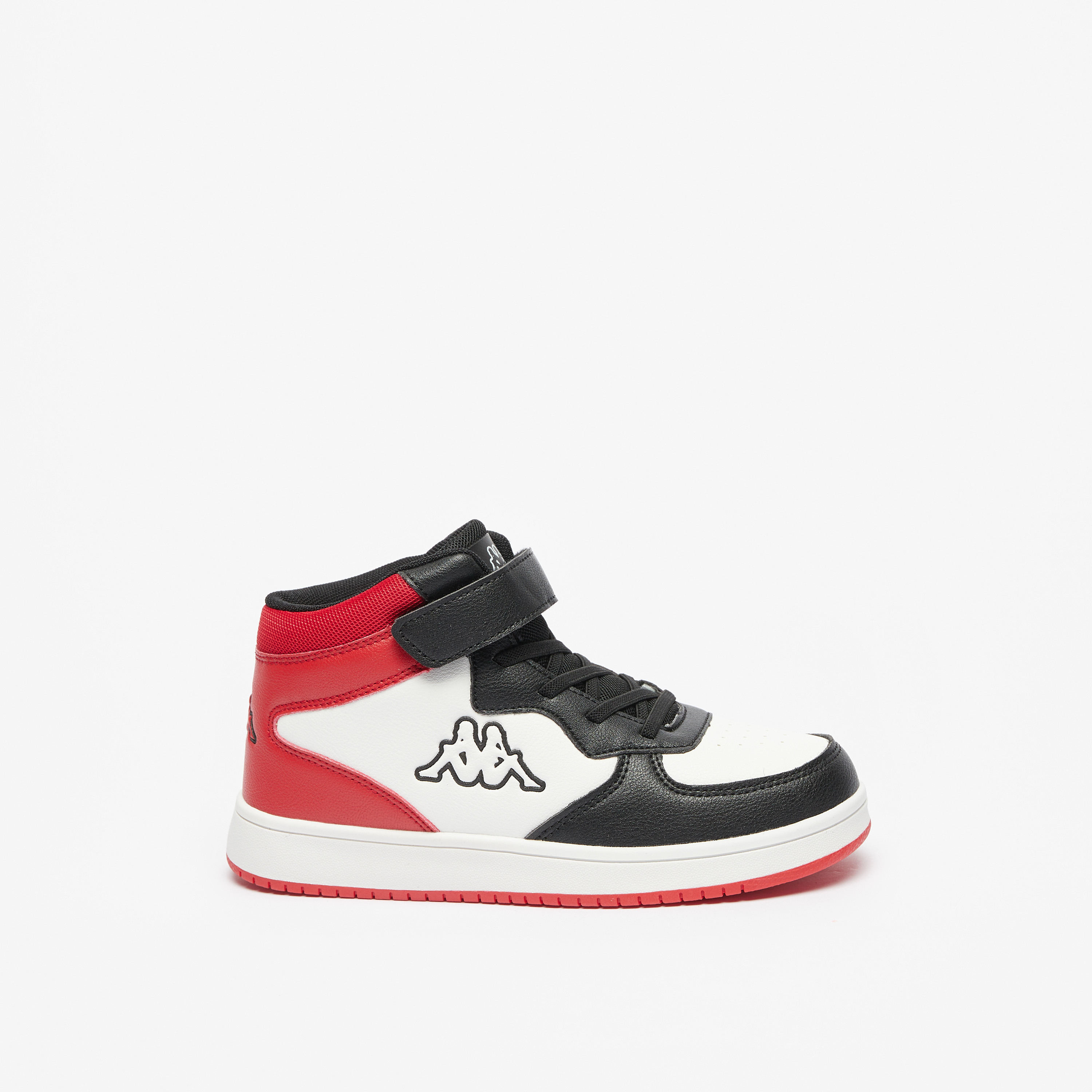 Buy Kappa Boys High Top Sneakers with Hook and Loop Closure Online for Boys Centrepoint Bahrain