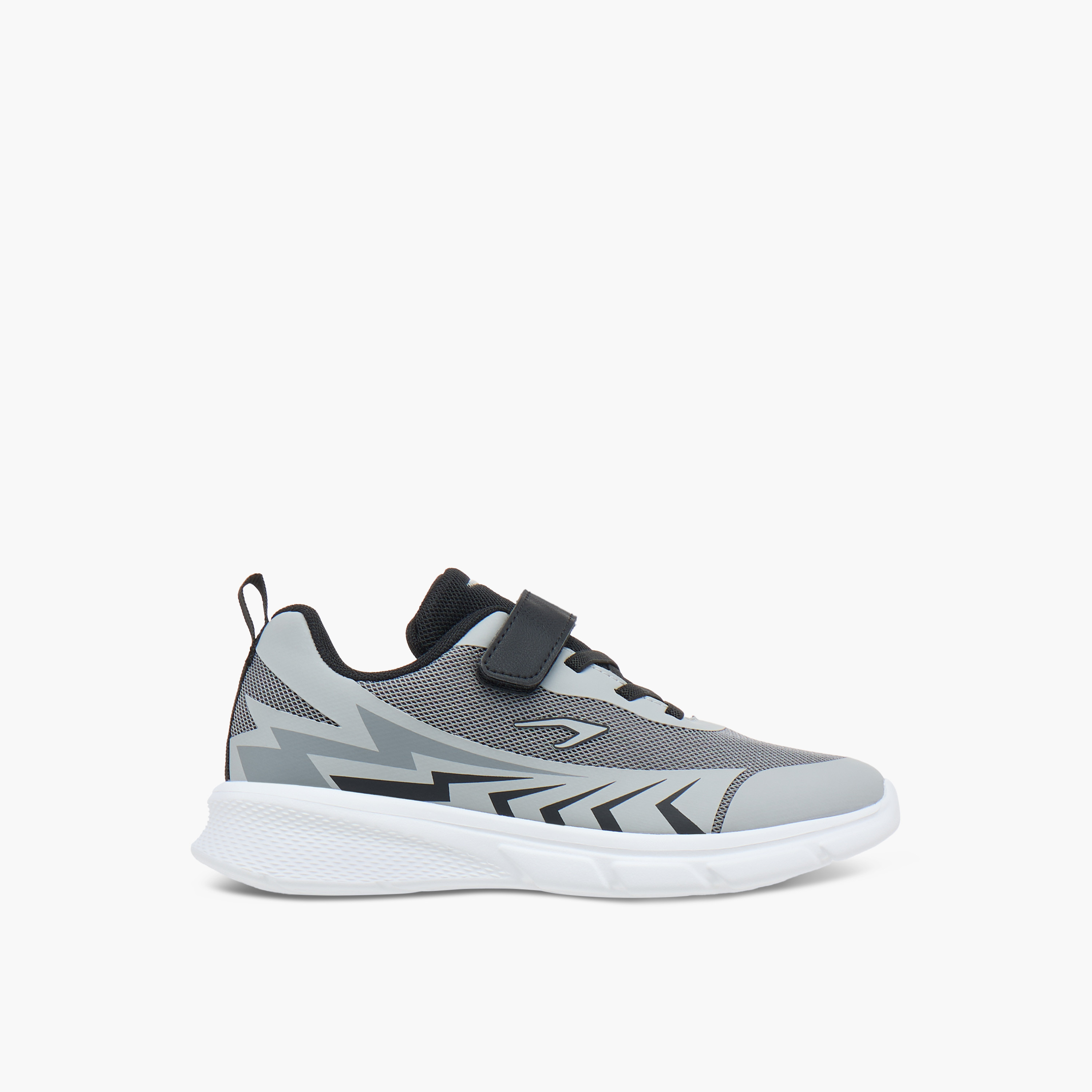 Dash Printed Lightweight Sports Shoes with Hook and Loop Closure-girls-shoes-sports-image-8