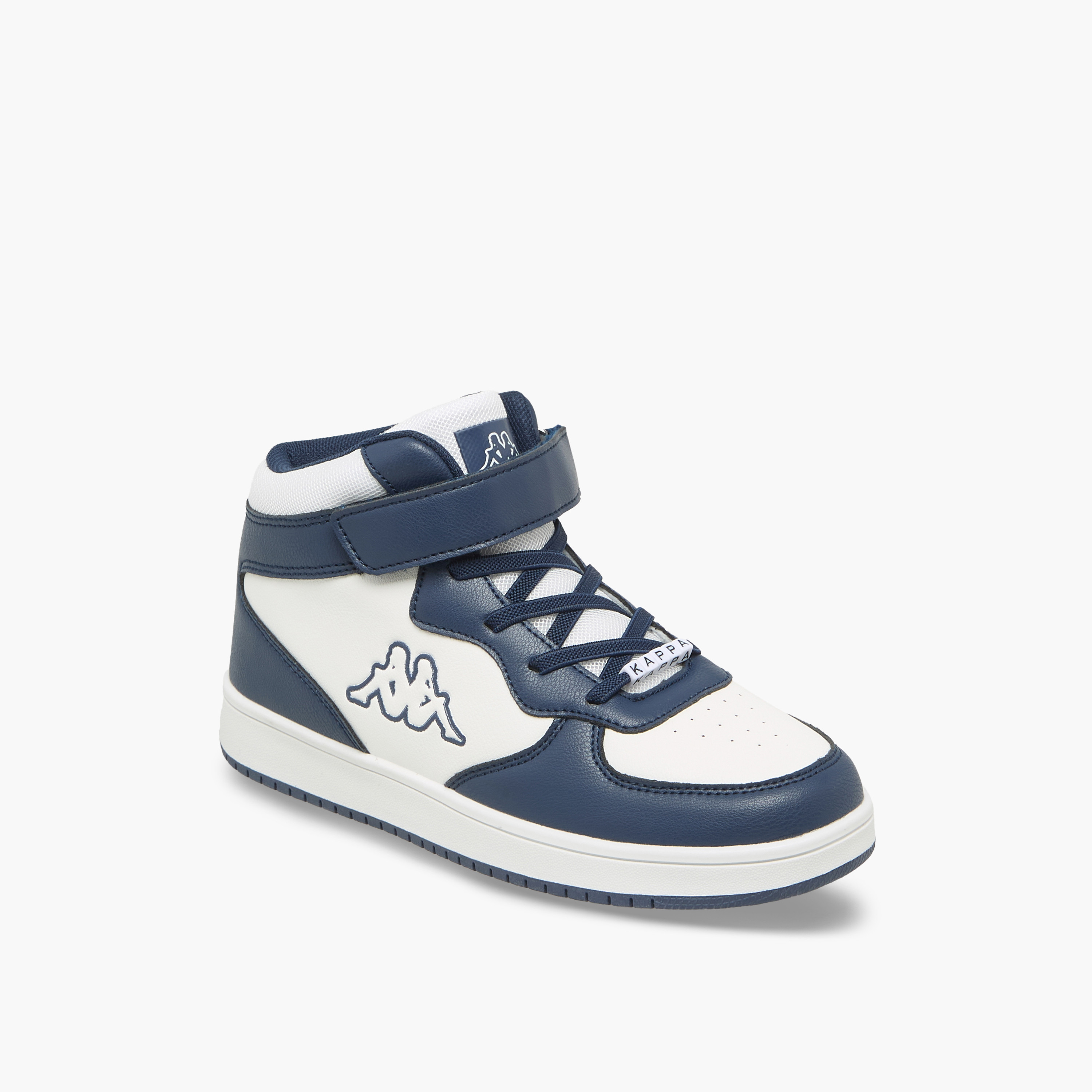 Kappa Boys Panelled High Top Sneakers-boys-shoes-sneakers-image-2