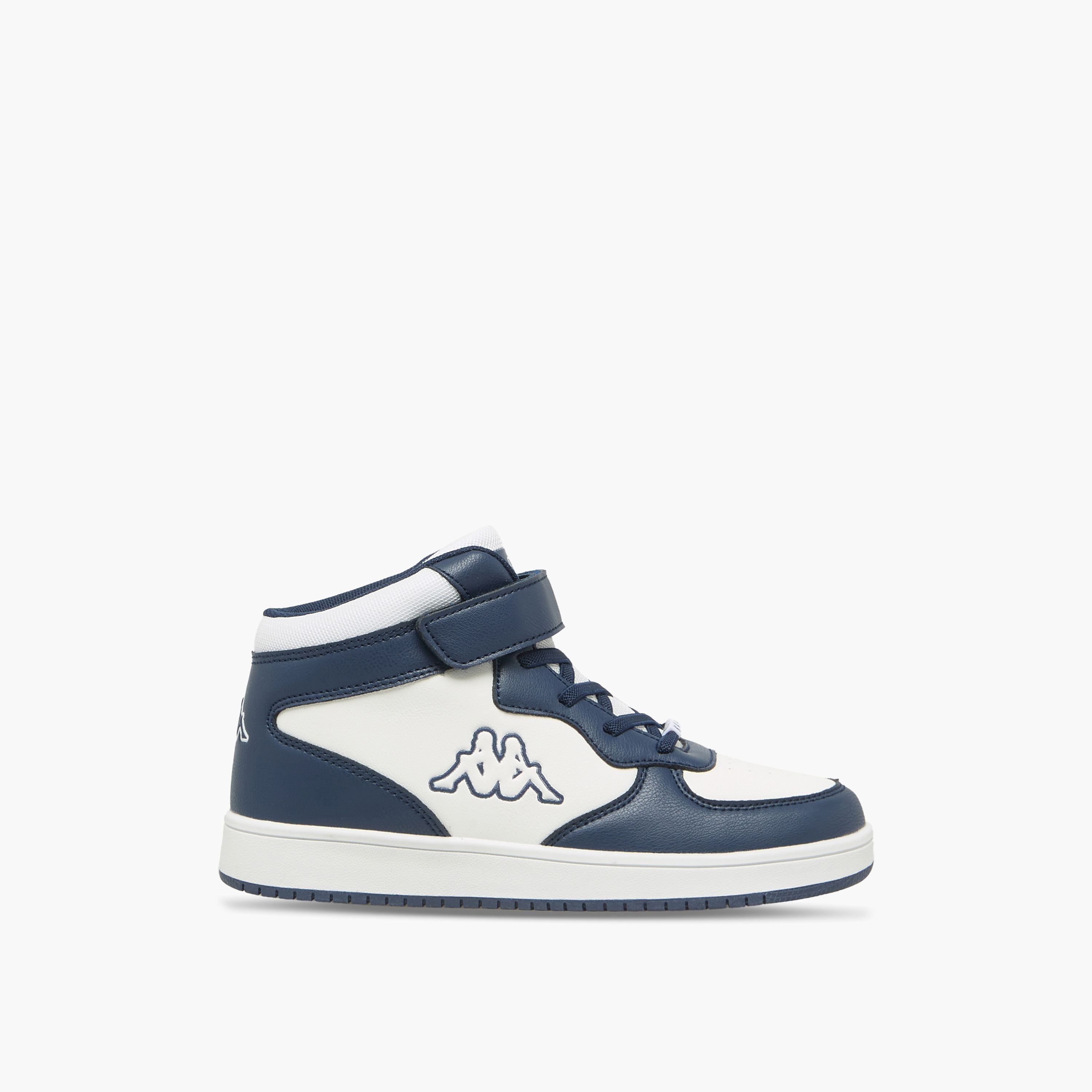 Kappa Boys Panelled High Top Sneakers-boys-shoes-sneakers-image-3
