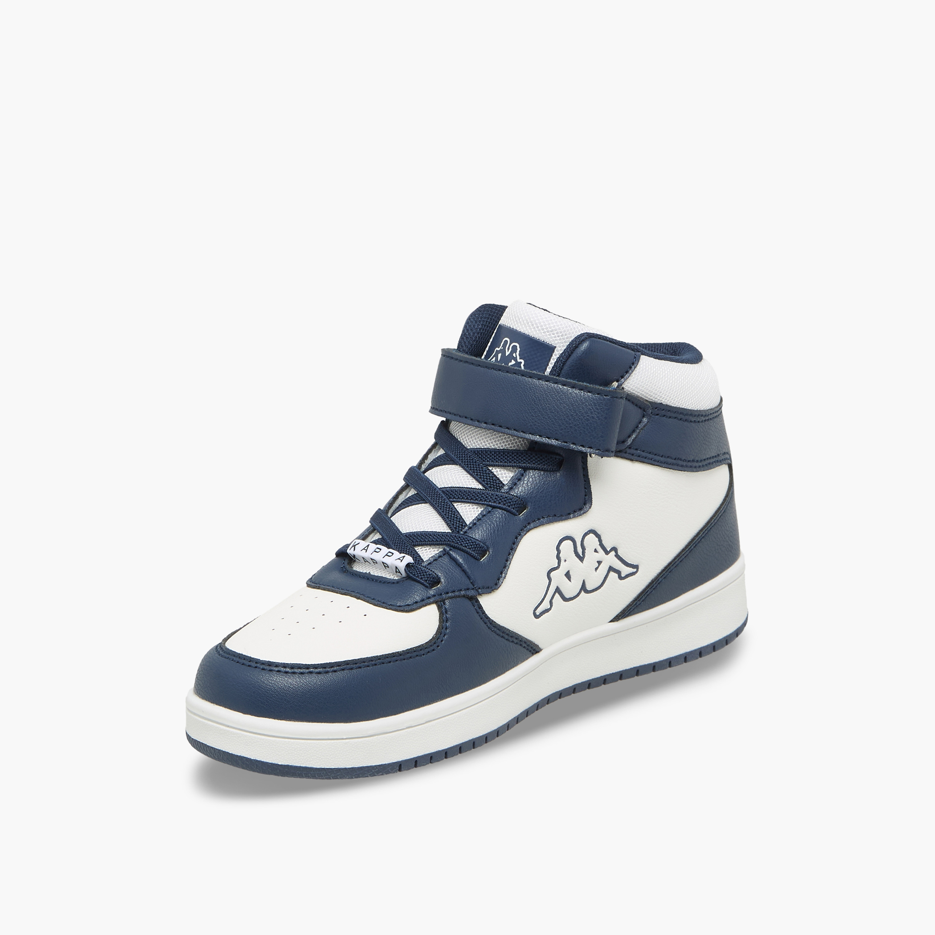 Kappa Boys Panelled High Top Sneakers-boys-shoes-sneakers-image-4