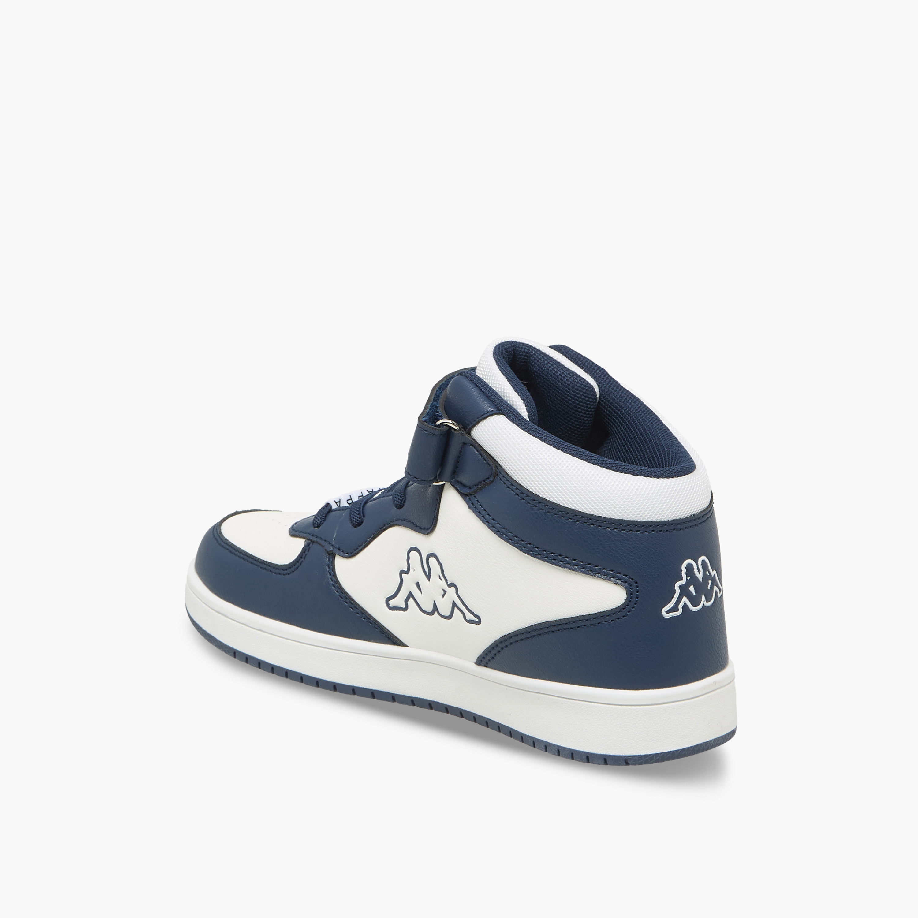 Kappa Boys Panelled High Top Sneakers-boys-shoes-sneakers-image-5