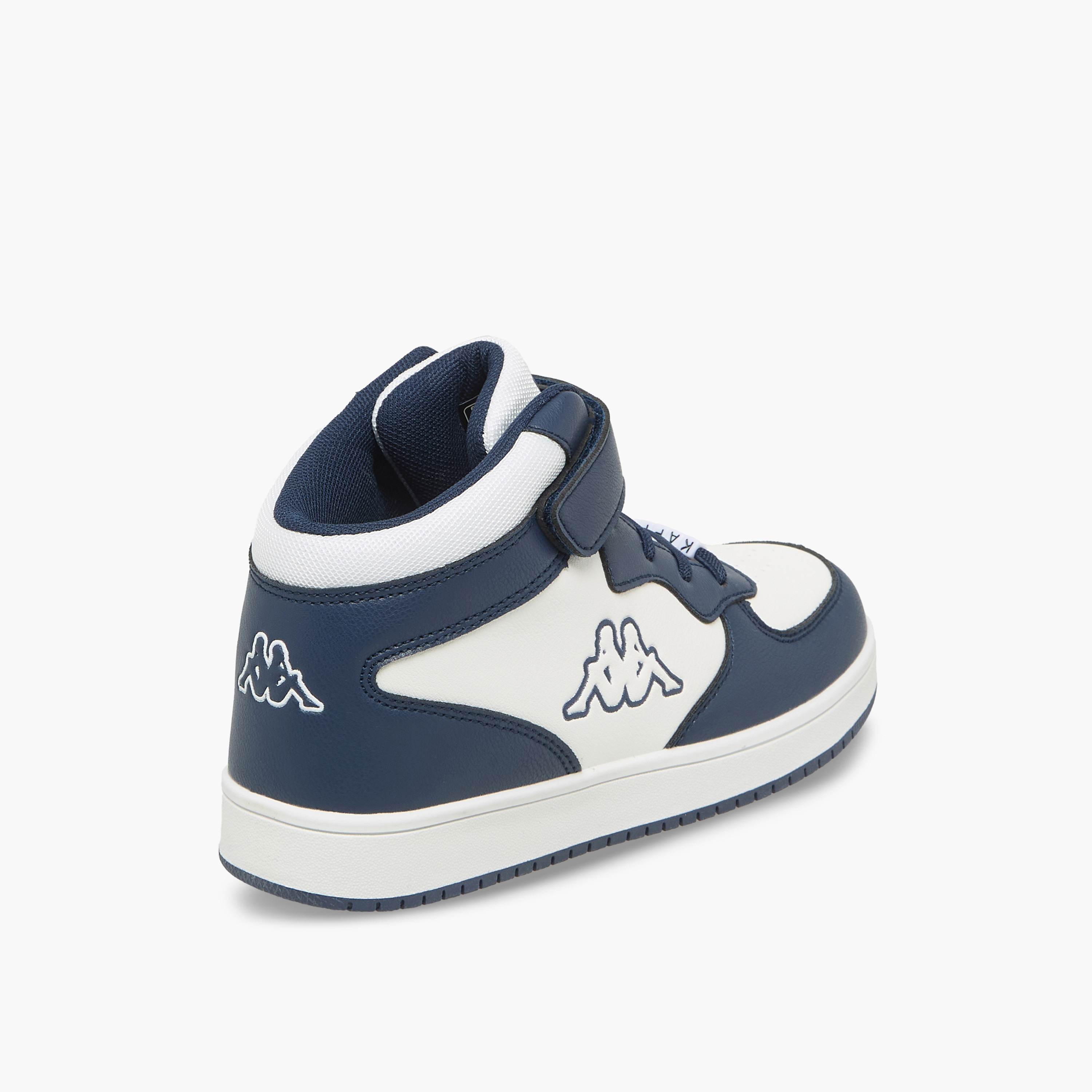 Kappa Boys Panelled High Top Sneakers-boys-shoes-sneakers-image-6