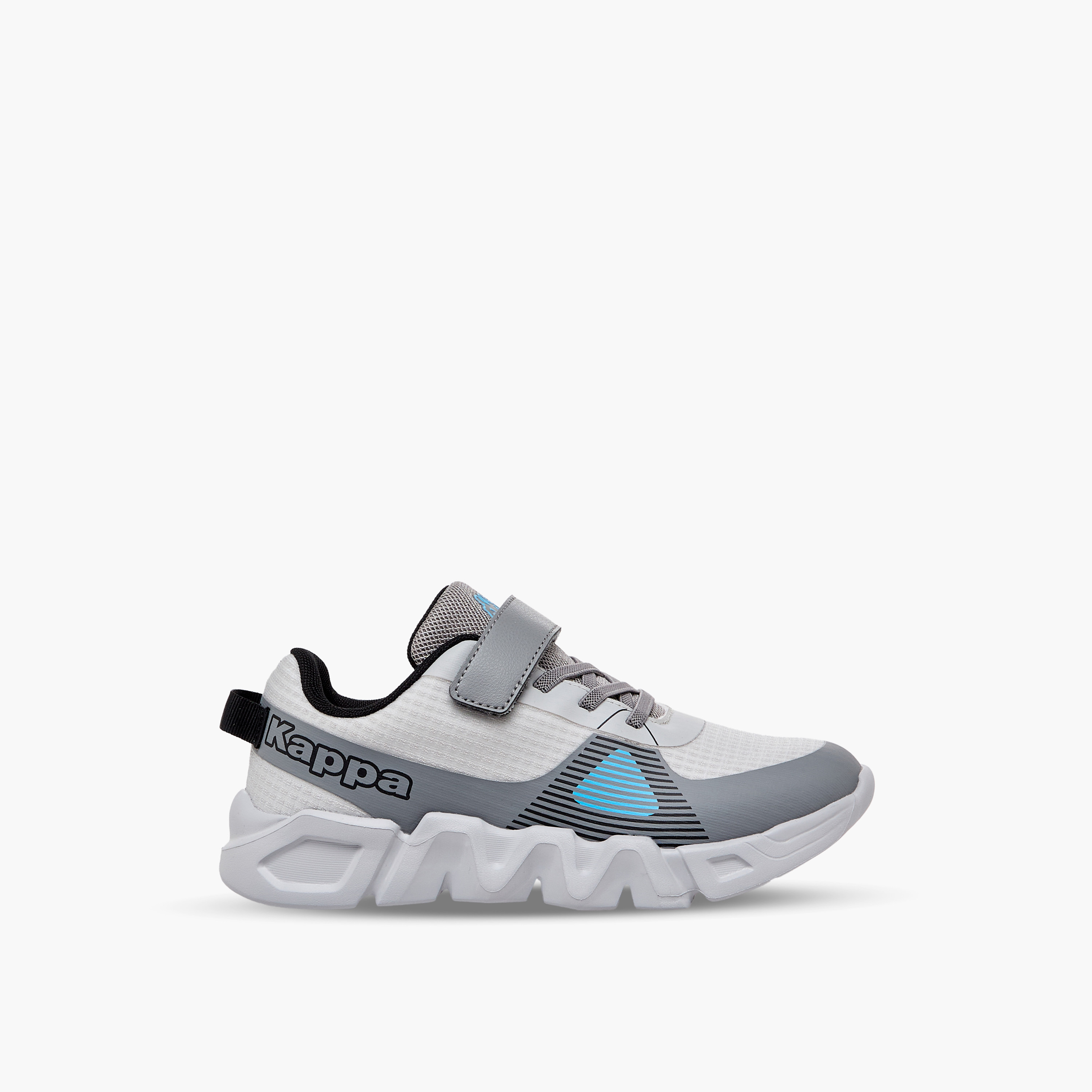 Kappa Boys Logo Print Hook & Loop Sports Shoes-sports-boys-shoes-image-7