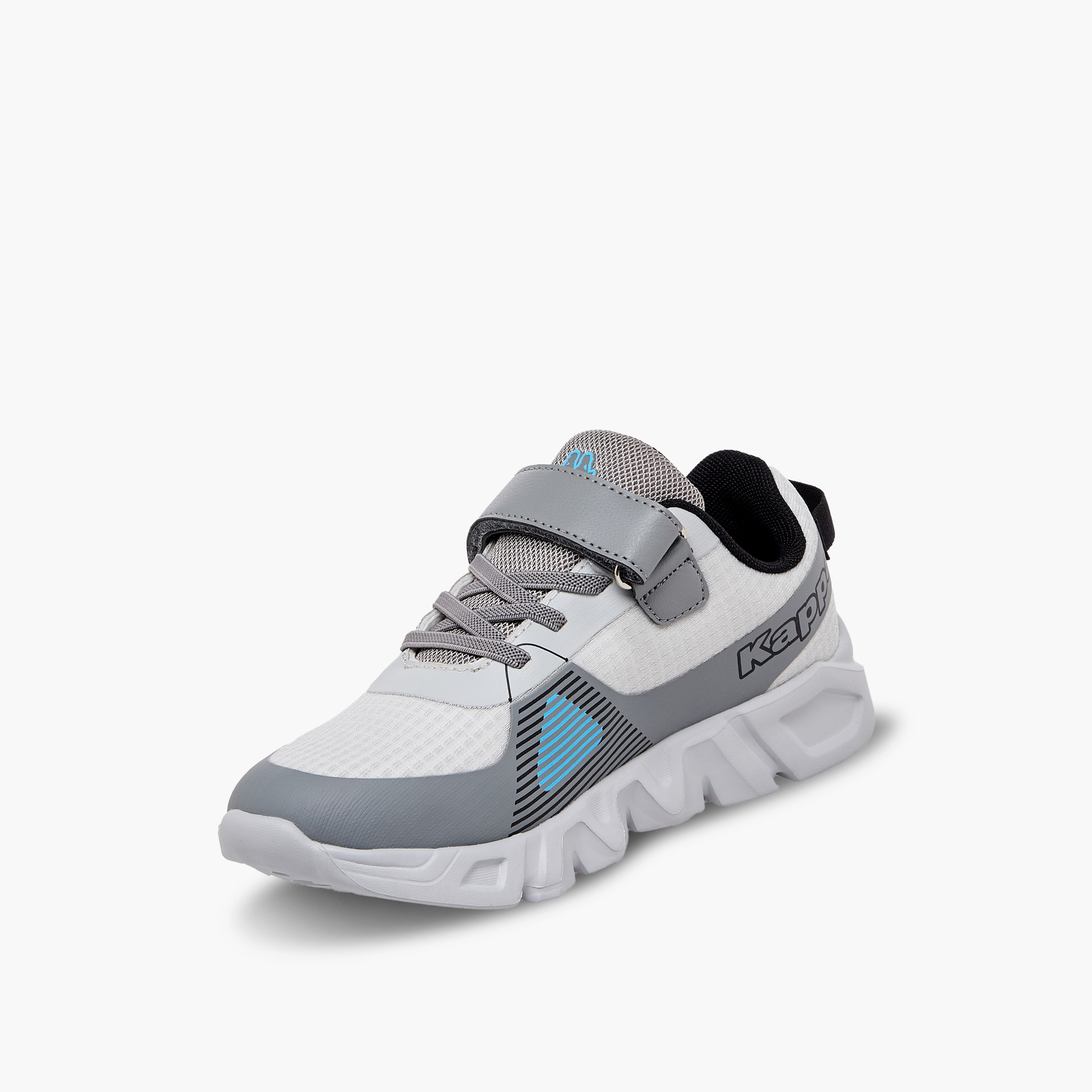 Kappa Boys Logo Print Hook & Loop Sports Shoes-sports-boys-shoes-image-8