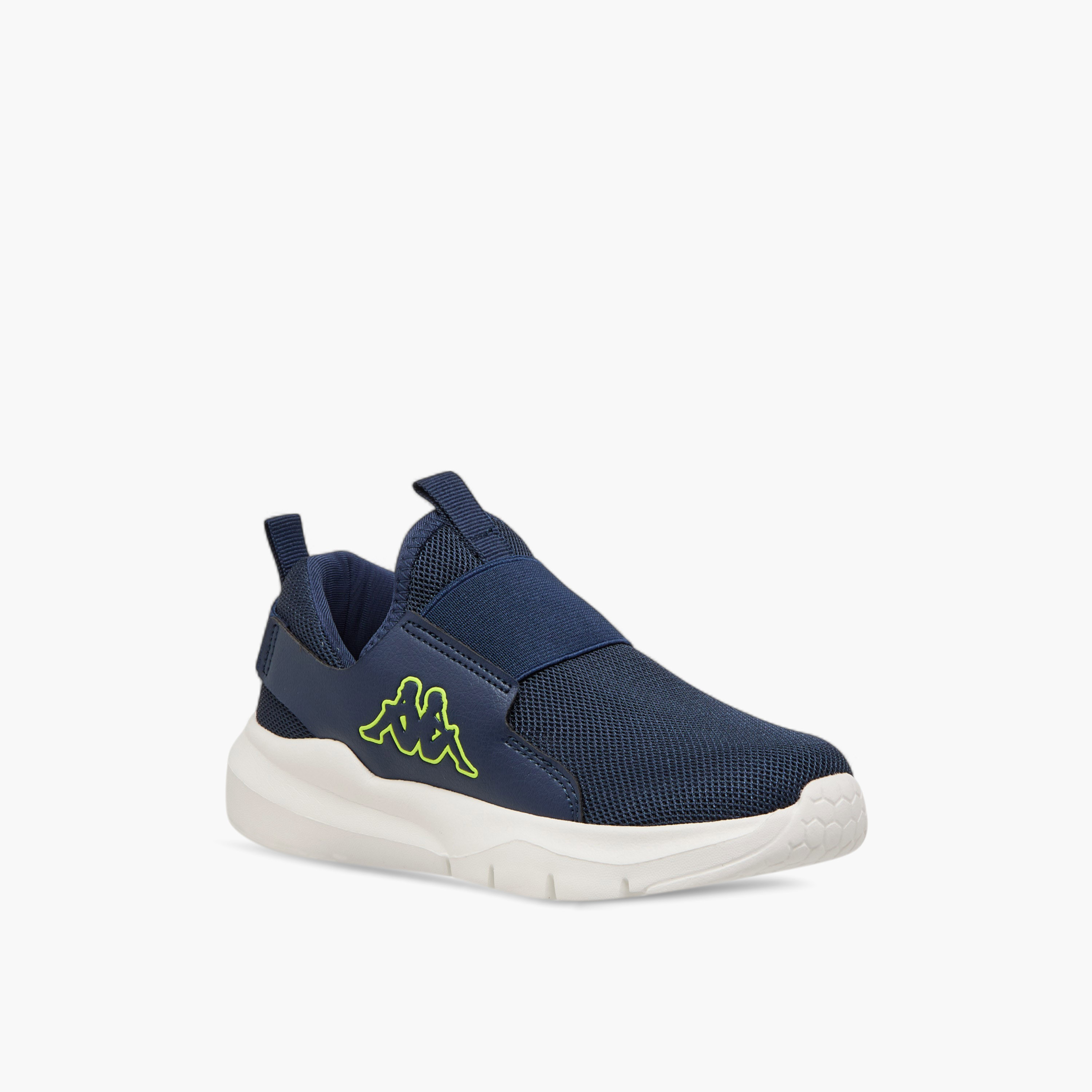 Kappa Kids' Logo Detail Slip-On Sports Shoes with Pull Tab-boys-shoes-schoolshoes-image-2