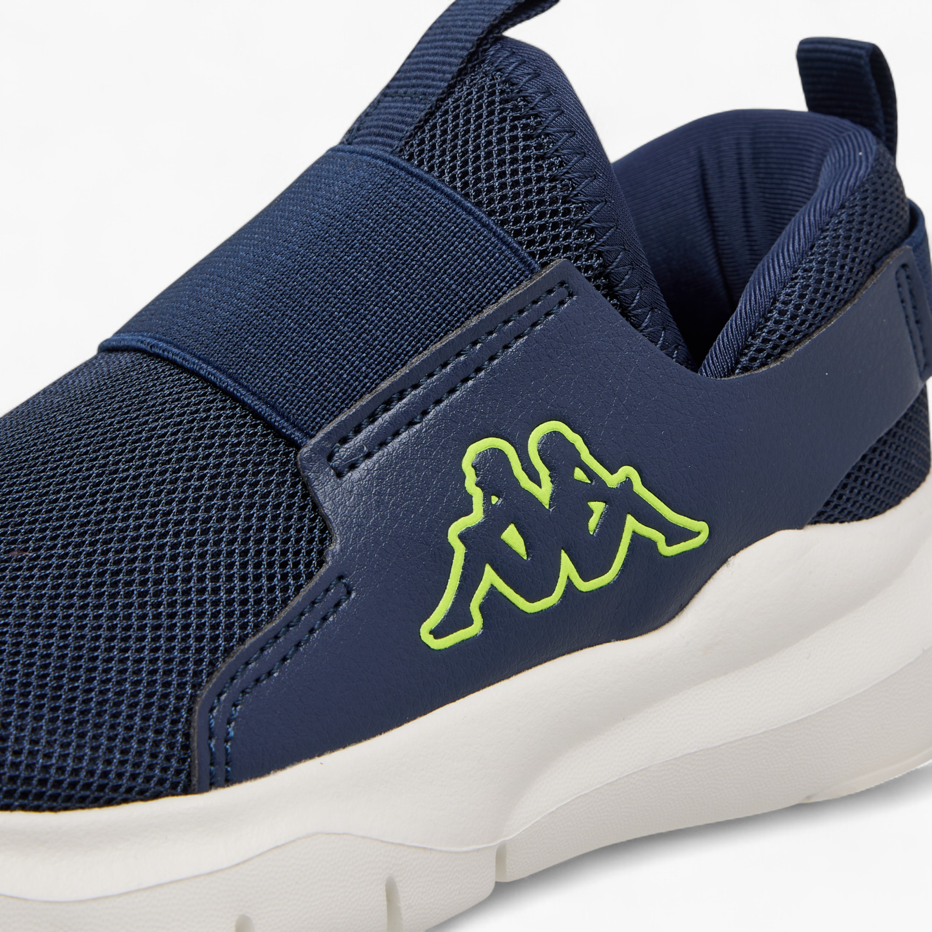 Kappa Kids' Logo Detail Slip-On Sports Shoes with Pull Tab-boys-shoes-schoolshoes-image-4