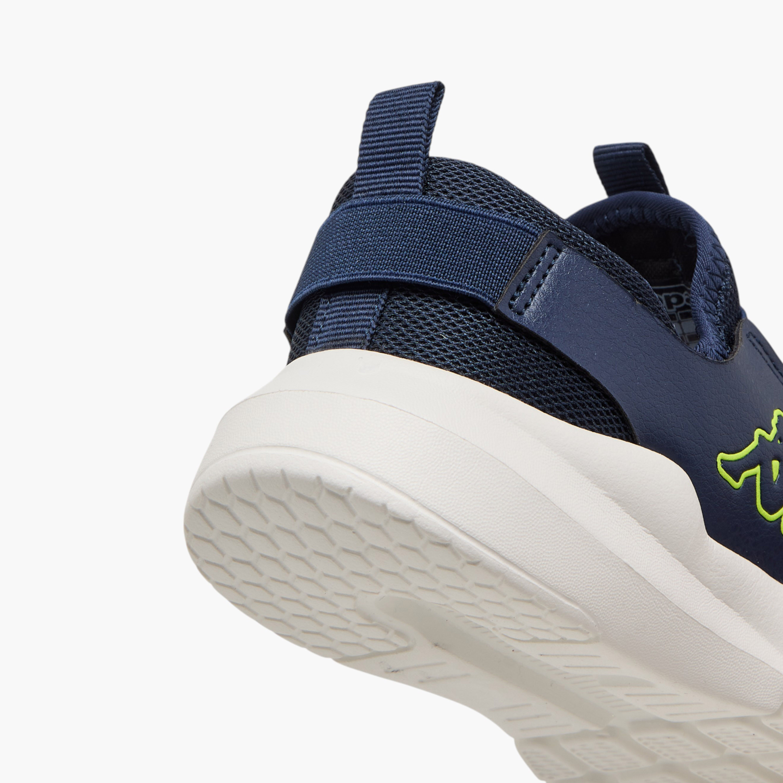 Kappa Kids' Logo Detail Slip-On Sports Shoes with Pull Tab-boys-shoes-schoolshoes-image-5