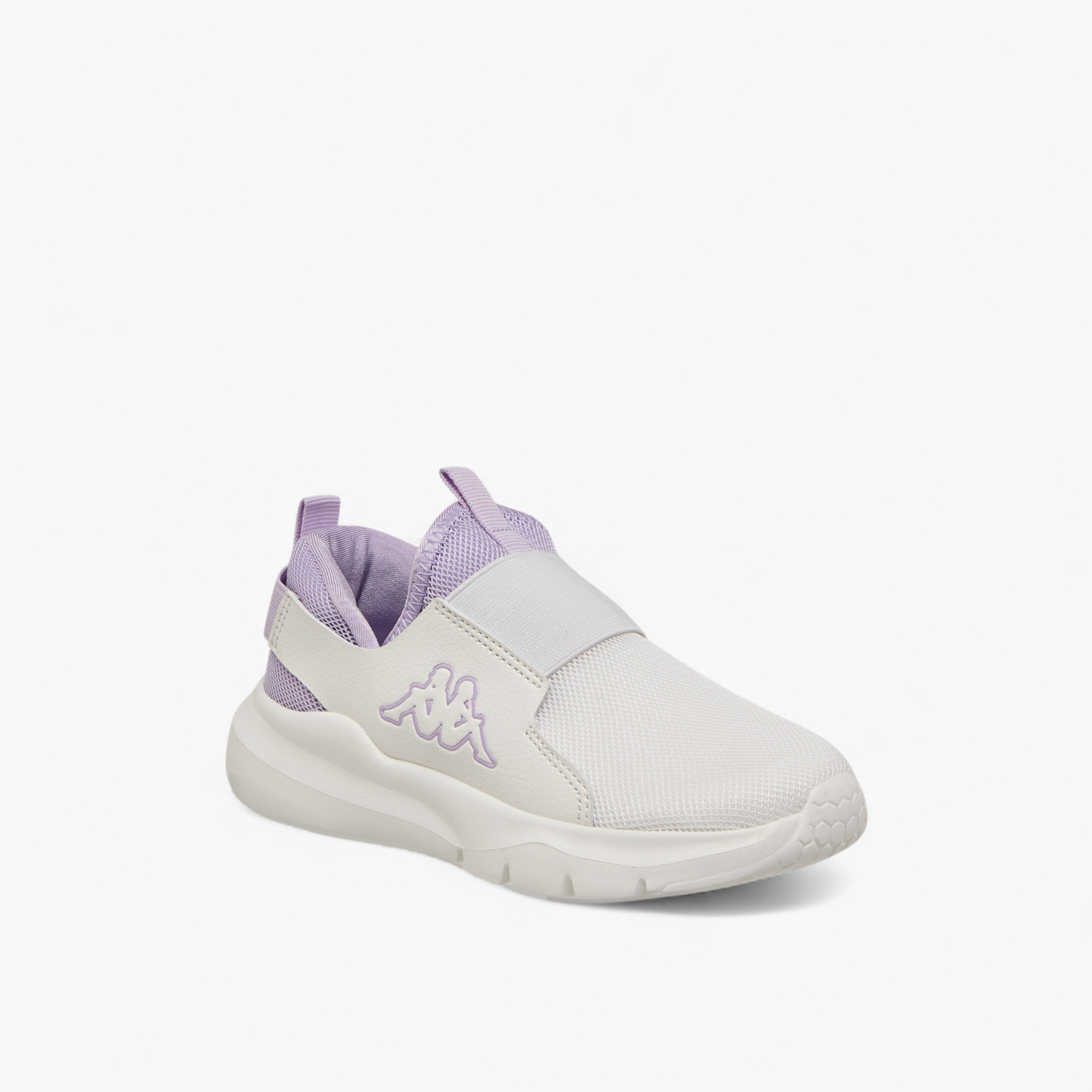 حذاء رياضي سهل الارتداء مزين بشعار ولسان سحب من كابا-girls-shoes-sneakers-image-4