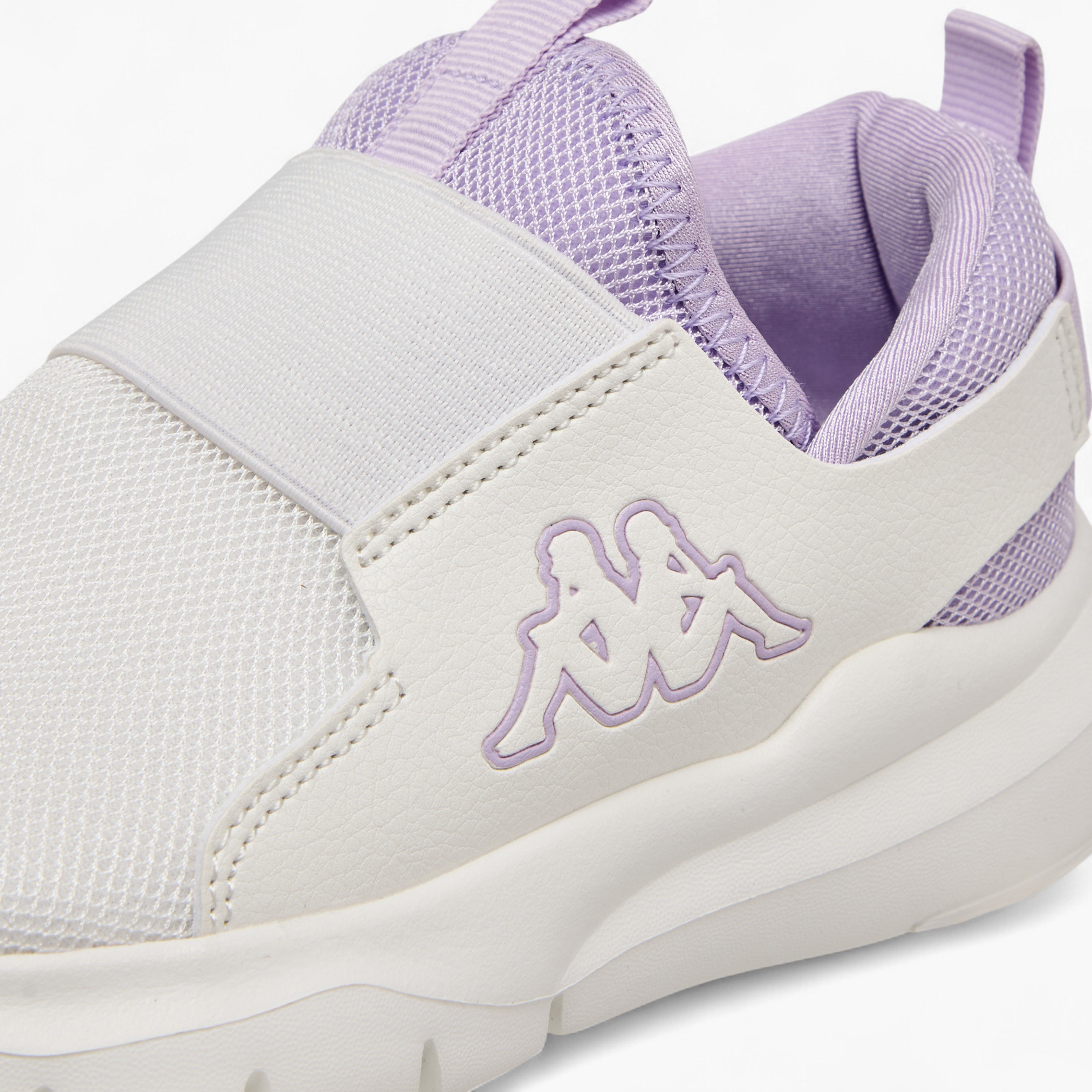 حذاء رياضي سهل الارتداء مزين بشعار ولسان سحب من كابا-girls-shoes-sneakers-image-1