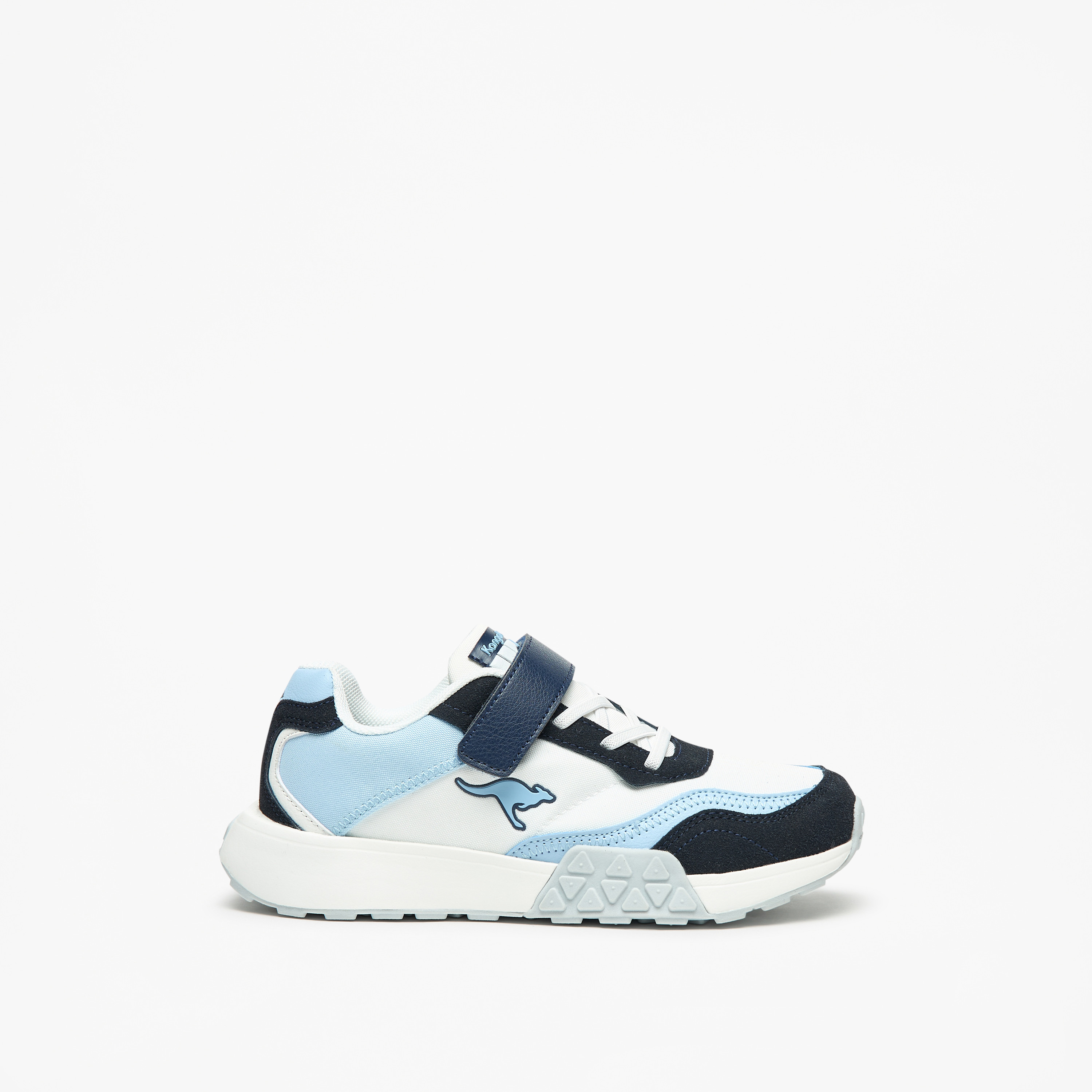 حذاء مشي بشريط إغلاق لاصق وشعار منقوش للأولاد من كانجاروز-sports-boys-shoes-image-8