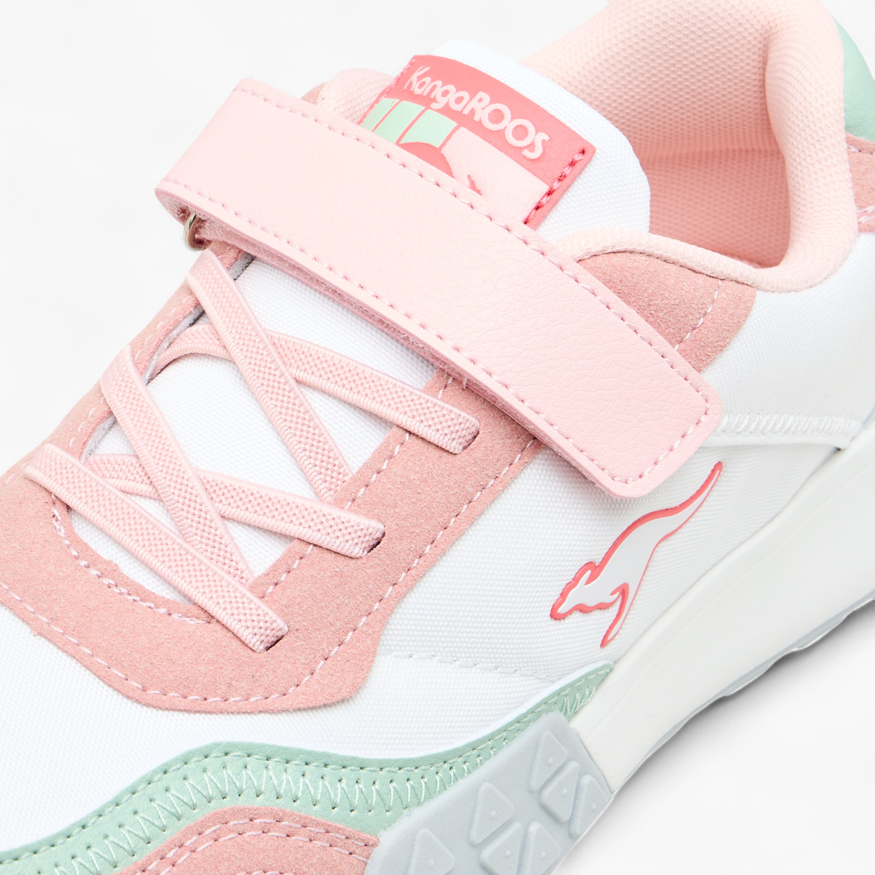 Kangaroos Girls Colourblock Hook & Loop Walking Shoes-girls-shoes-sports-image-4