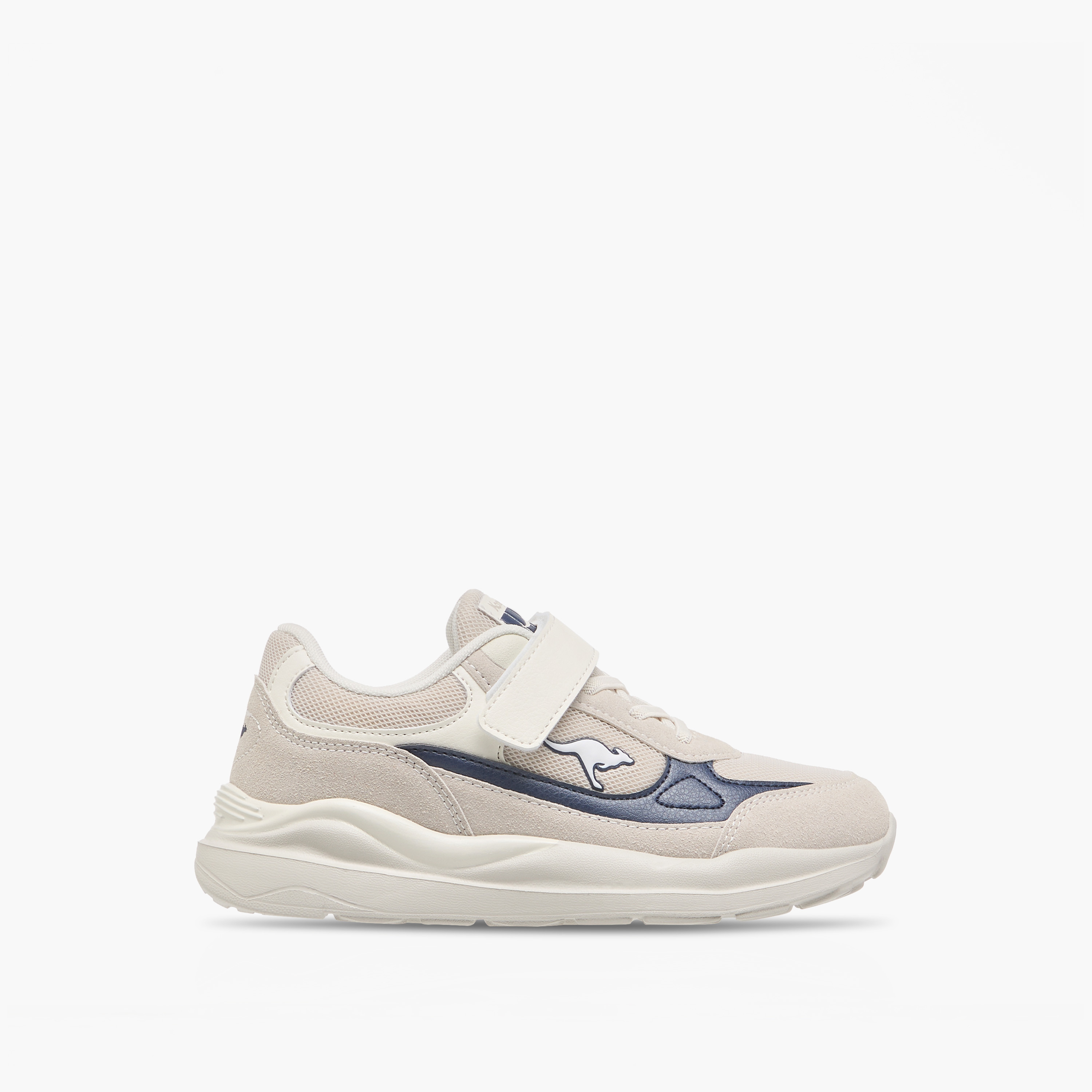 حذاء رياضي بشريط إغلاق لاصق وتفاصيل شعار للبنات من كانجاروس-girls-shoes-sneakers-image-3