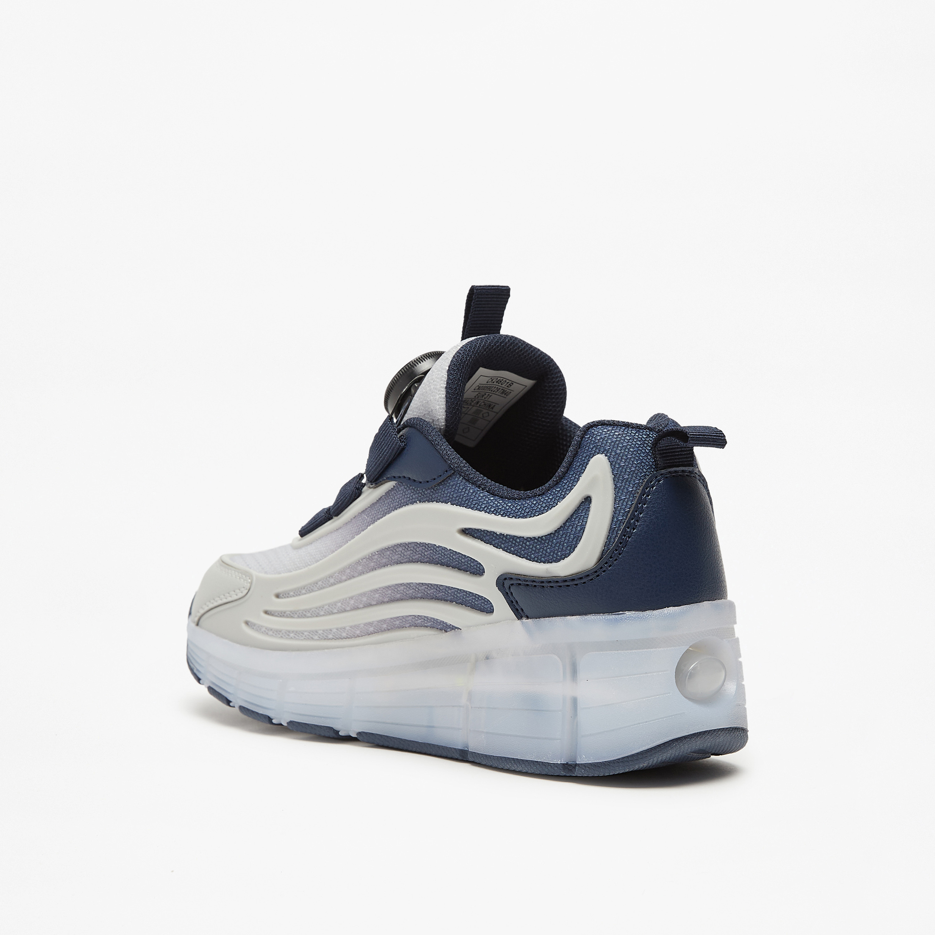 Mister Duchini Boys Light-Up Ankle Sneakers with Wheels-boys-shoes-sneakers-image-2
